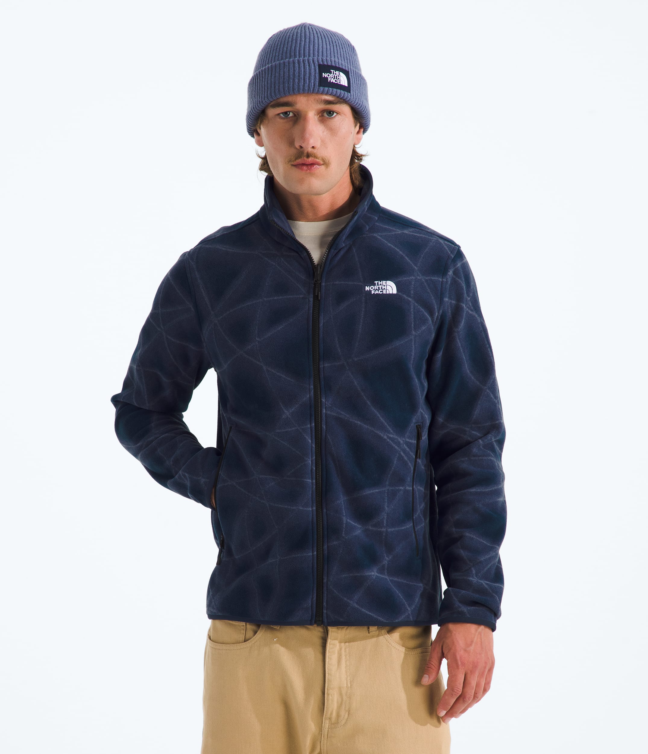 Mens Glacier Fleece JacketPrint TNF Main