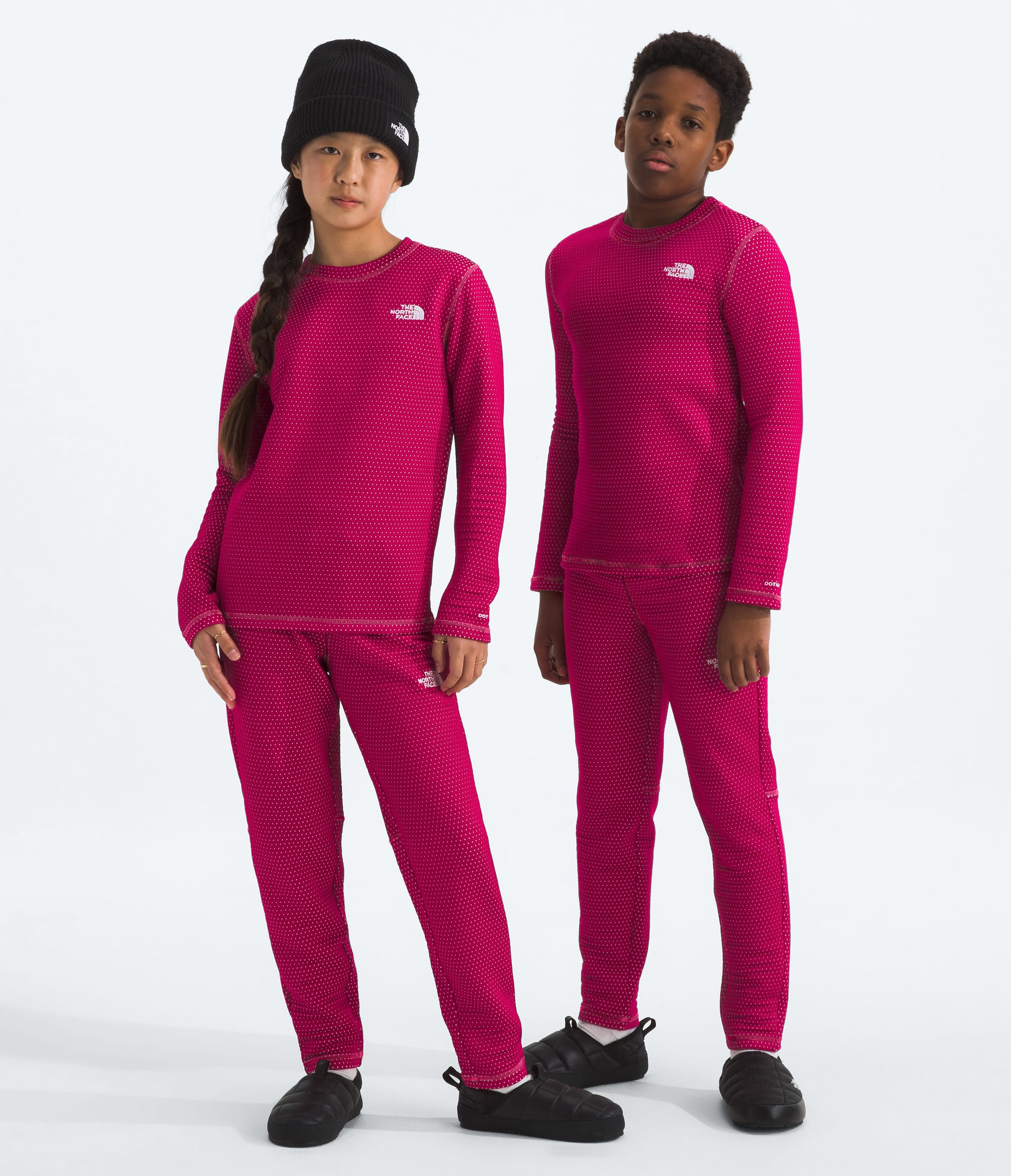 Boys  Girls DOTKNIT Thermal Set TNF Main