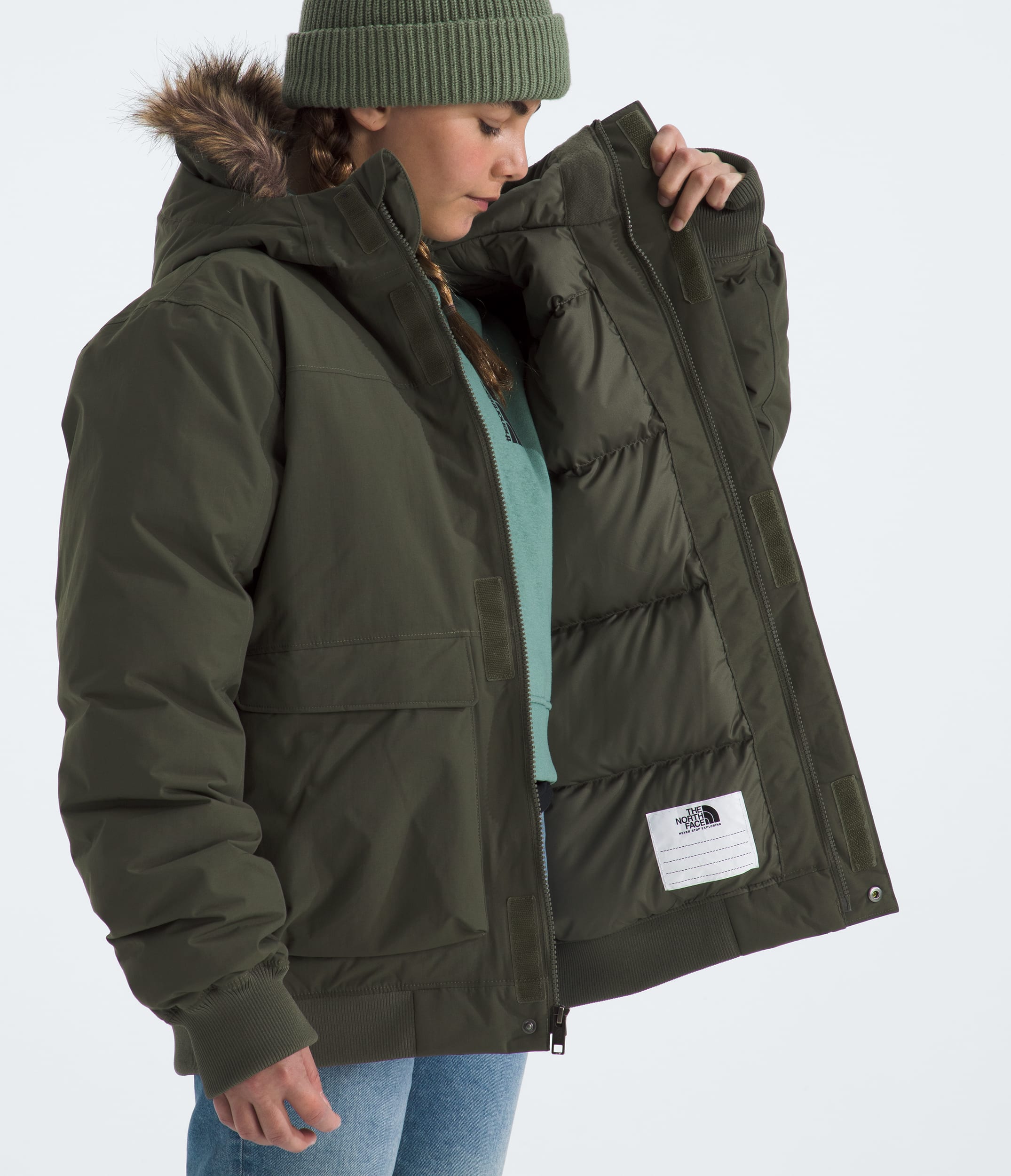 Boys  Girls McMurdo Hooded Jacket TNF MODELINT