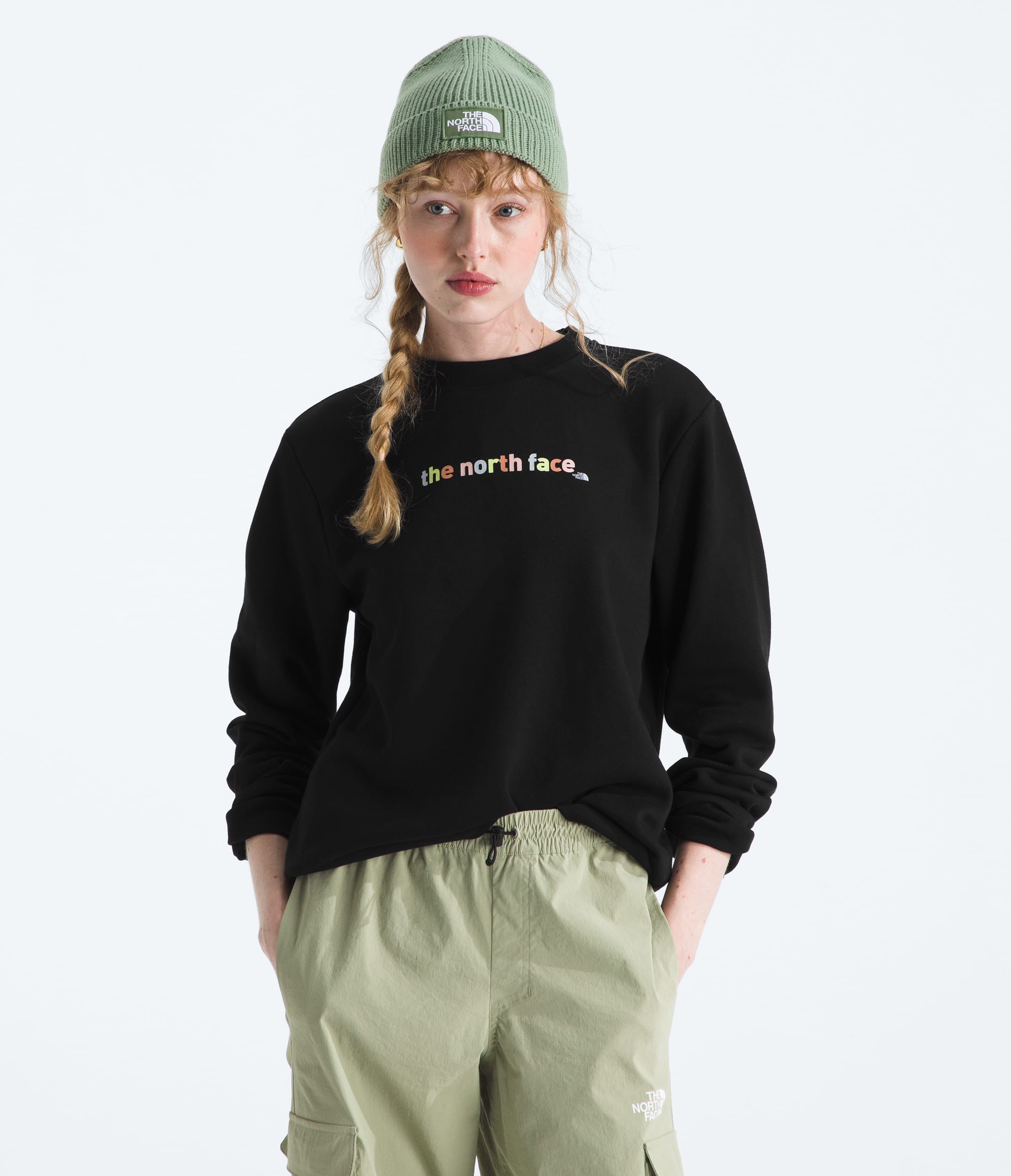 Womens Evolution Proud CrewGraphic TNF Main