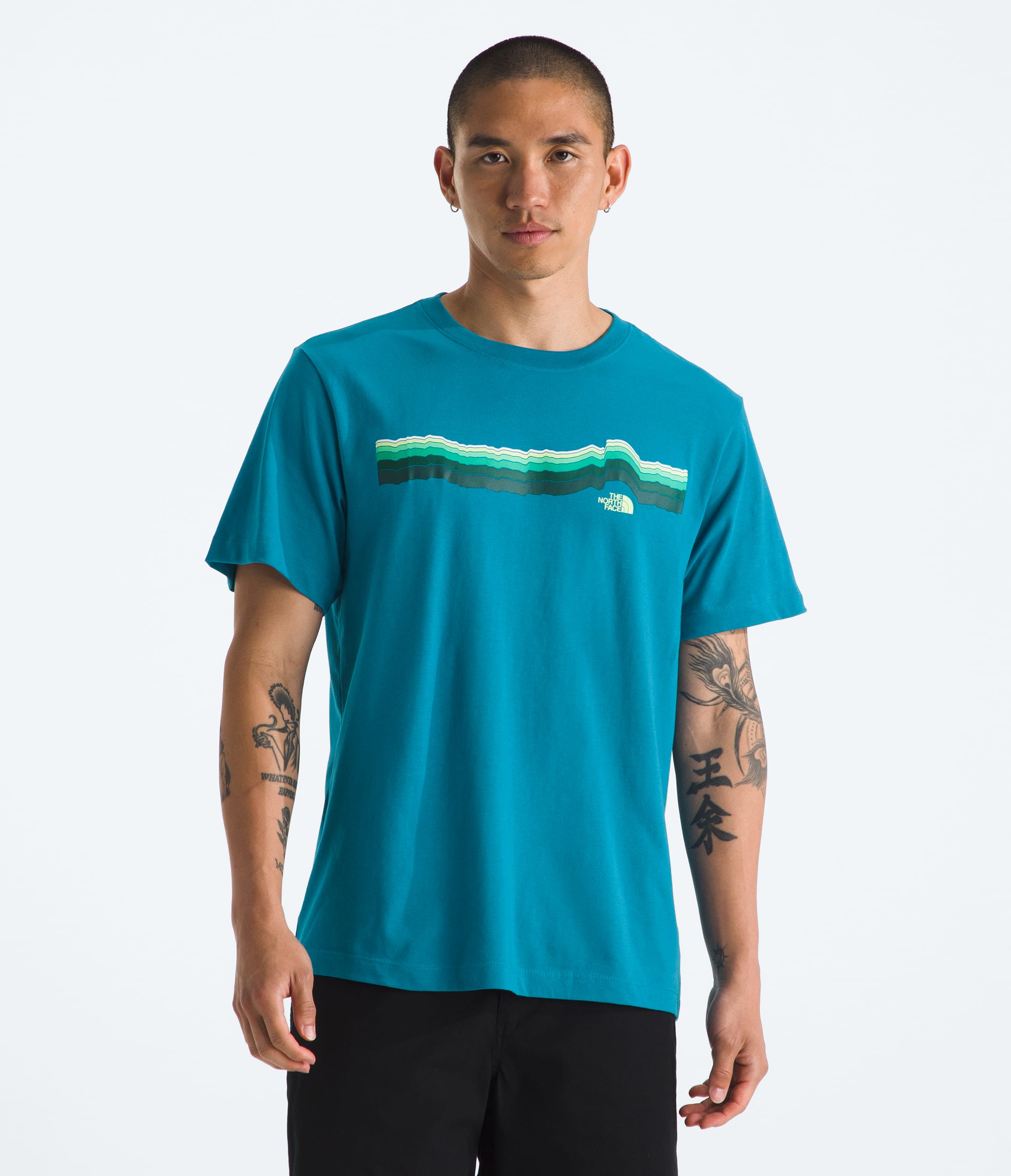 Mens Evolution Tequila Sunrise ShortSleeve TeeGraphic TNF Main