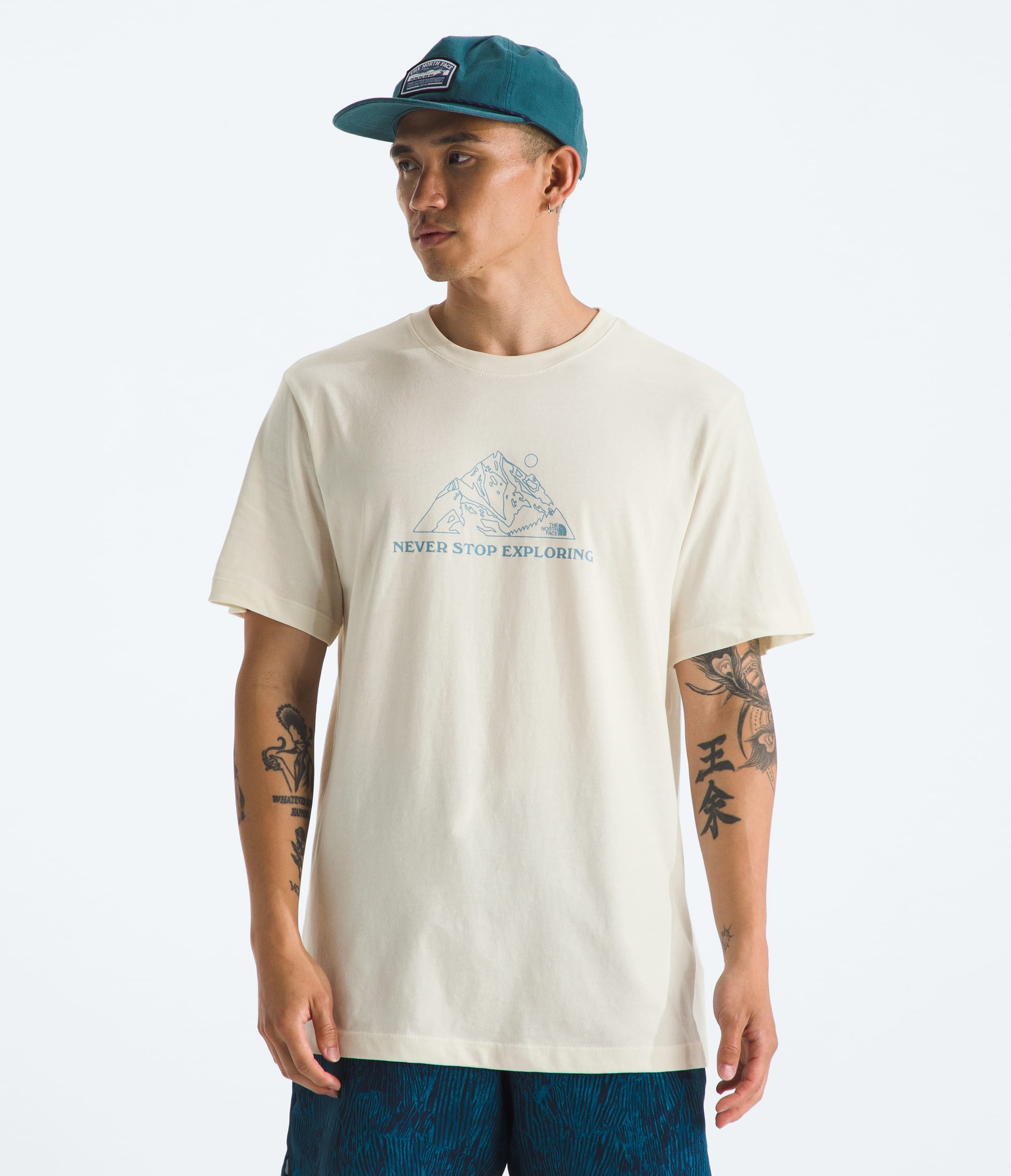Mens Evolution Mtn Base ShortSleeve TeeGraphic TNF Main
