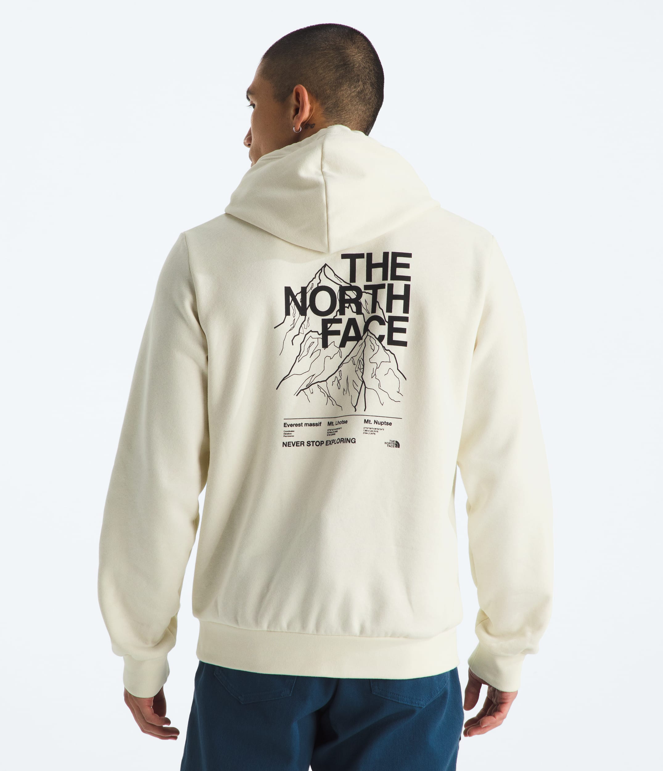Mens Evolution Half Dome  HoodieGraphic TNF HERO