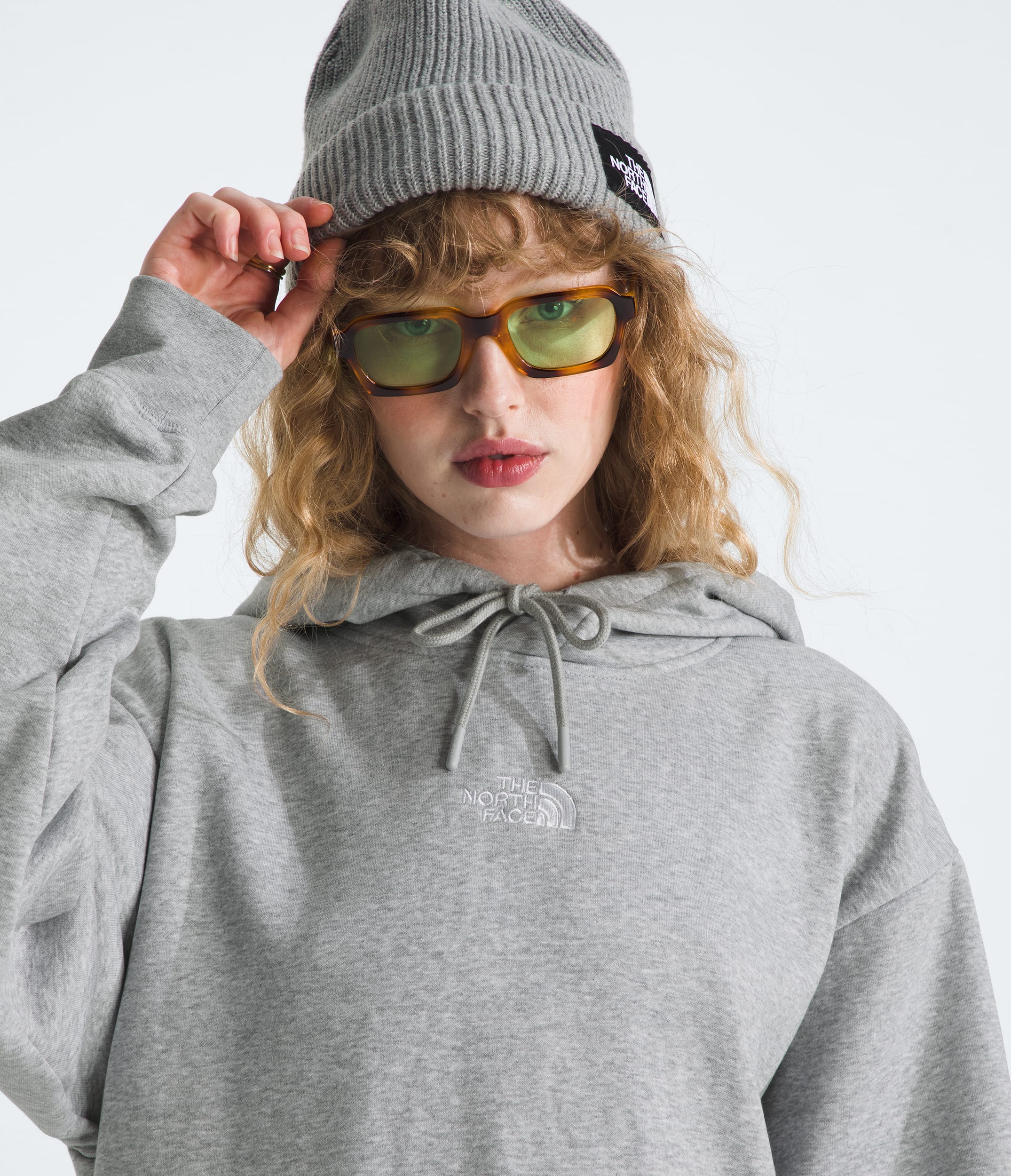 Womens Essential Oversize Hoodie TNF HERO2