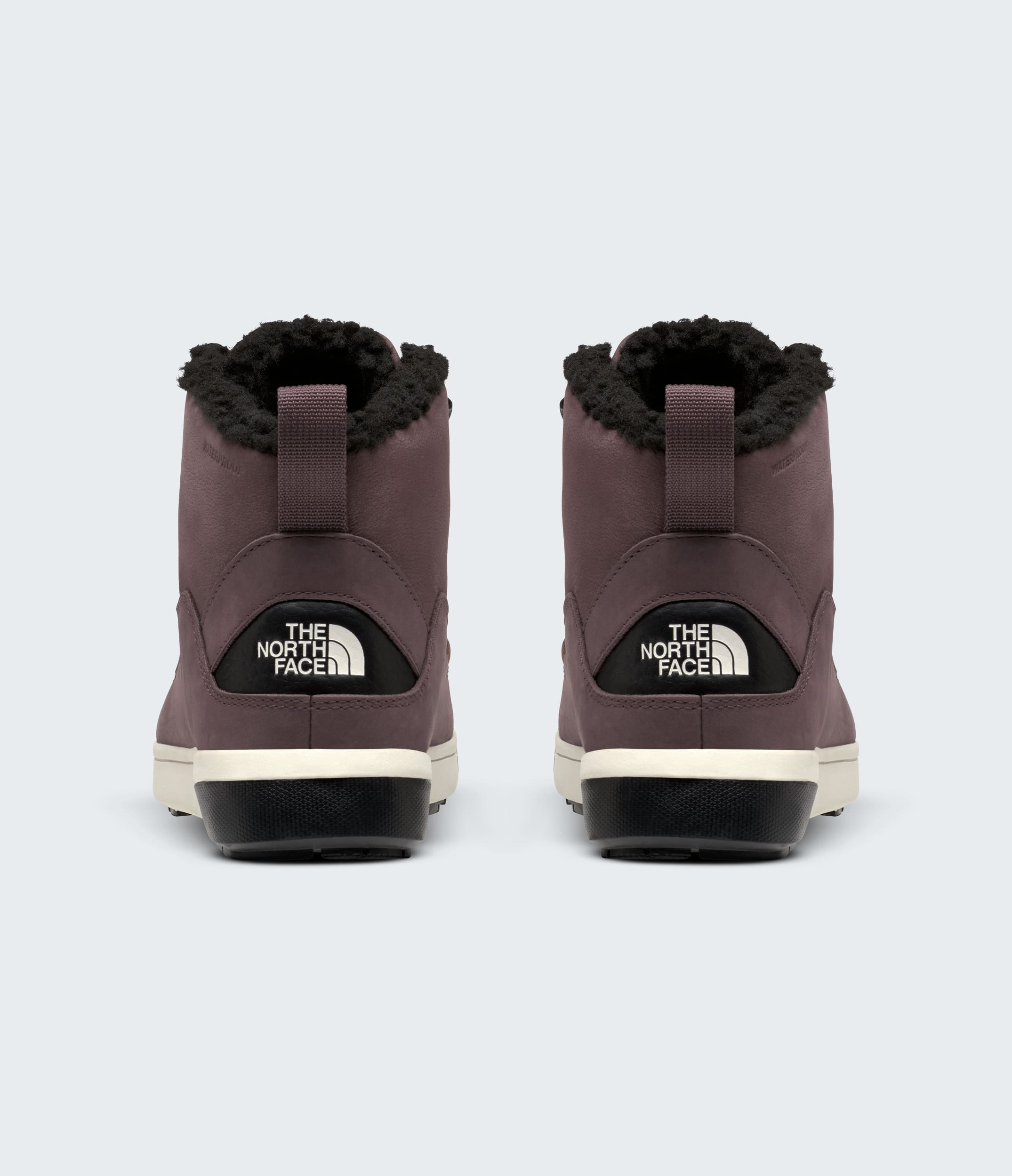 Womens Sierra Mid Lace Waterproof Boots TNF BACK
