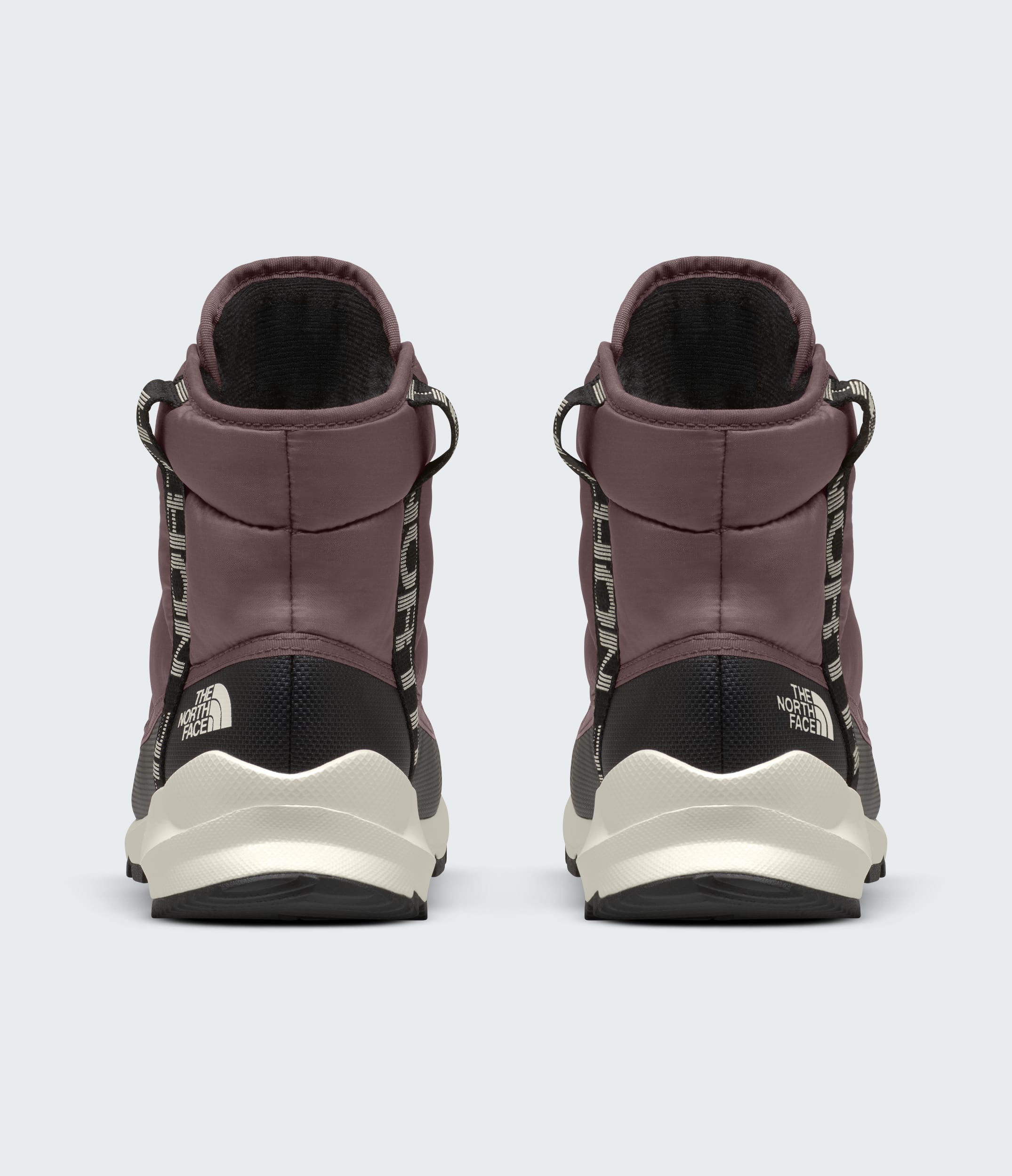 Womens THERMOBALL Lace Up Luxe Waterproof Boots TNF BACK