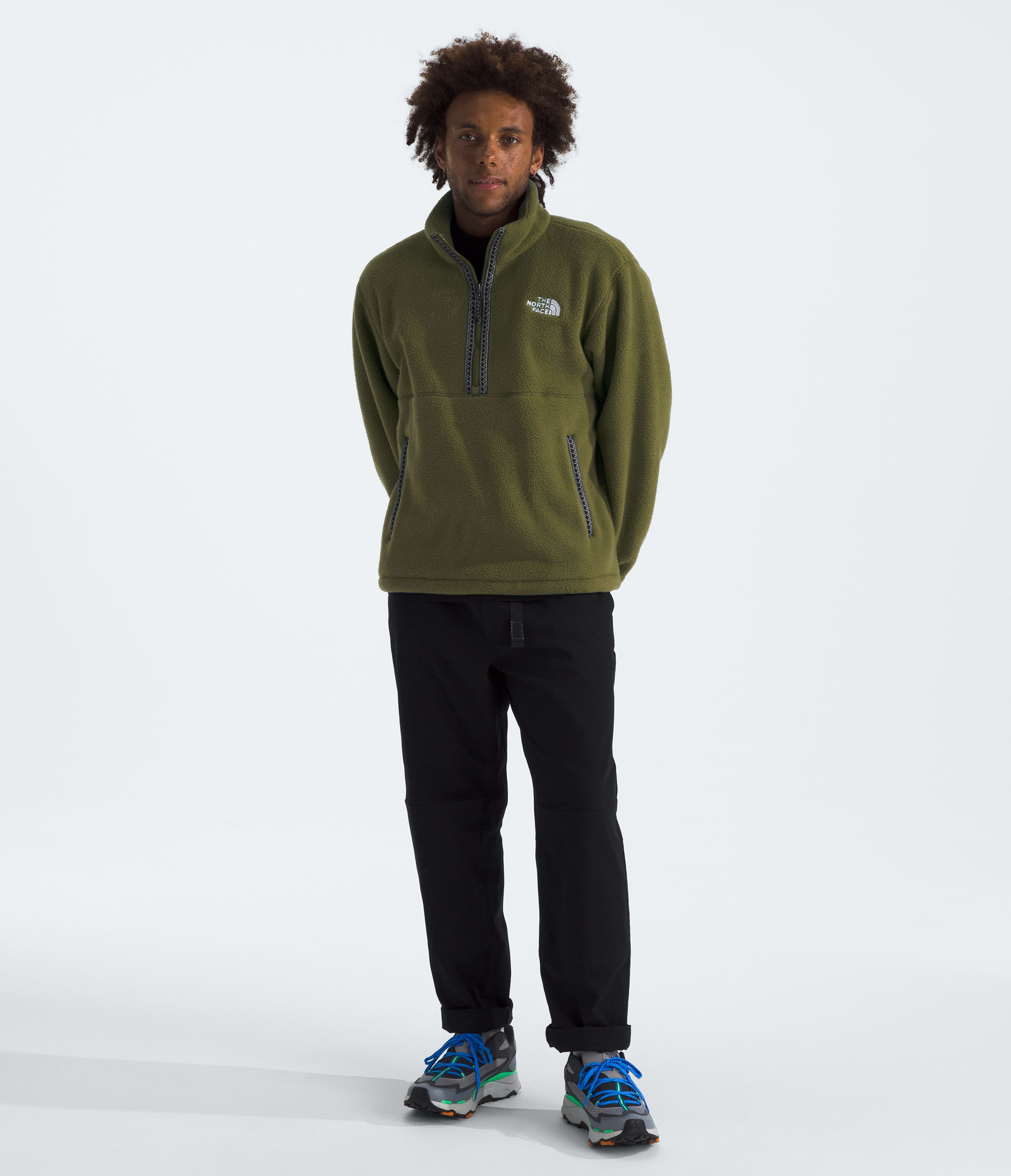 Mens TNF Fleeski Zip Pullover TNF HERO2