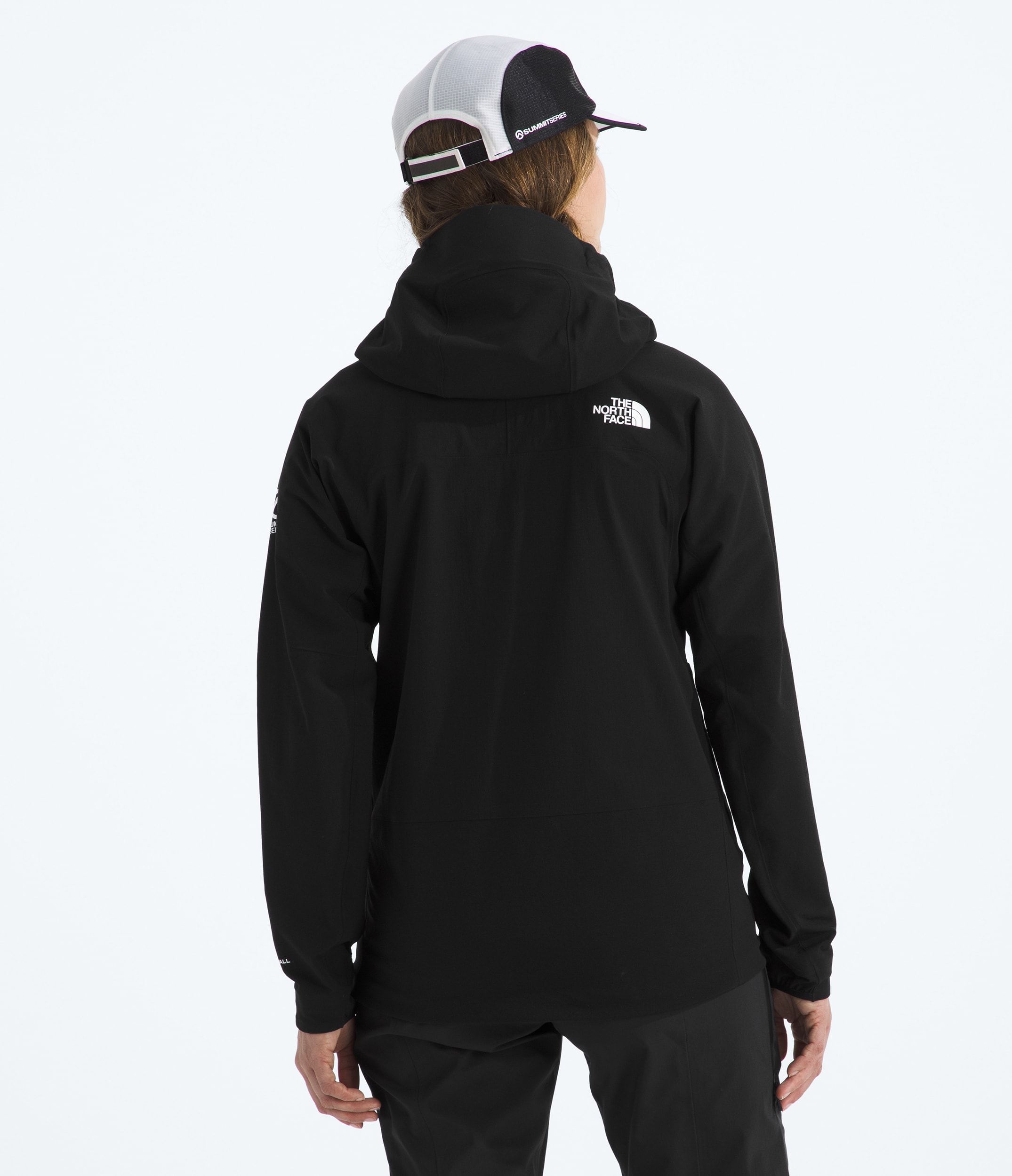 Womens Summit Series Chamlang Soft Shell Jacket TNF BACK