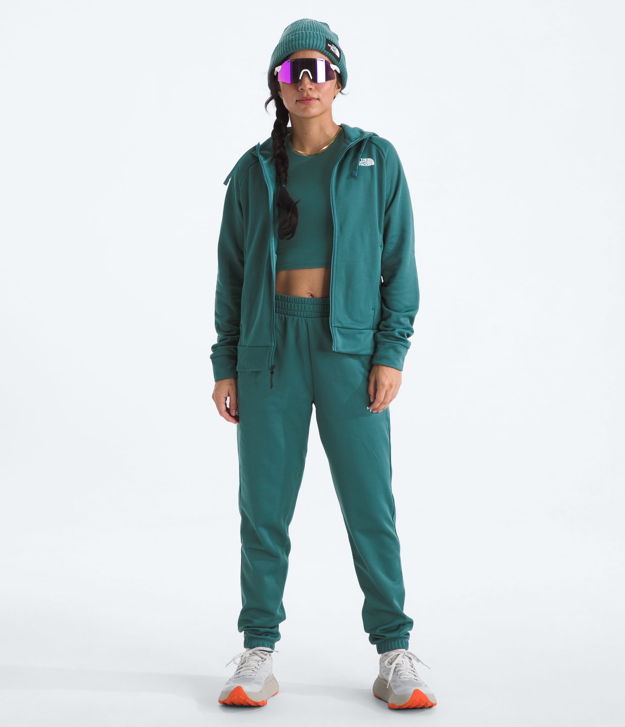 Womens Reaxion 20 Hooded FullZip Jacket TNF HERO2