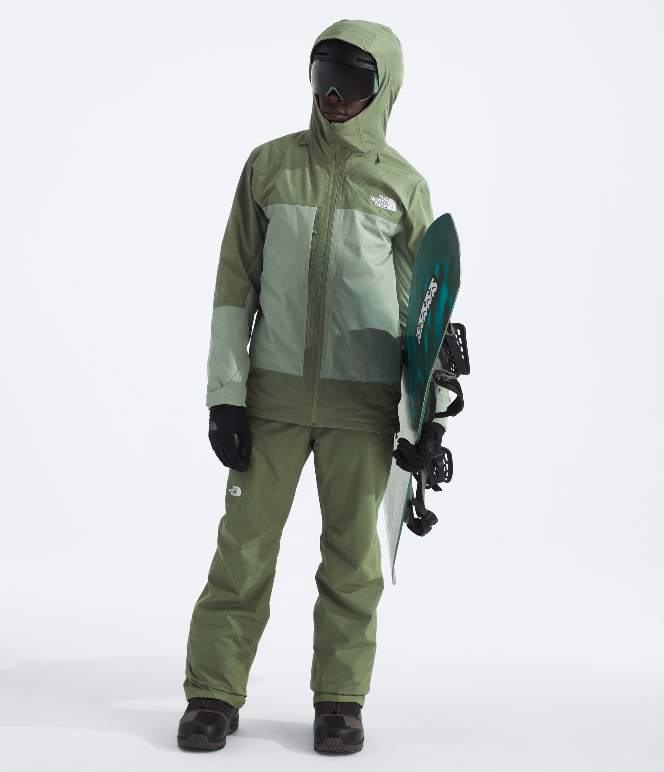 Manteau pour neige ThermoBall Eco Triclimate pour hommes TNF HERO2