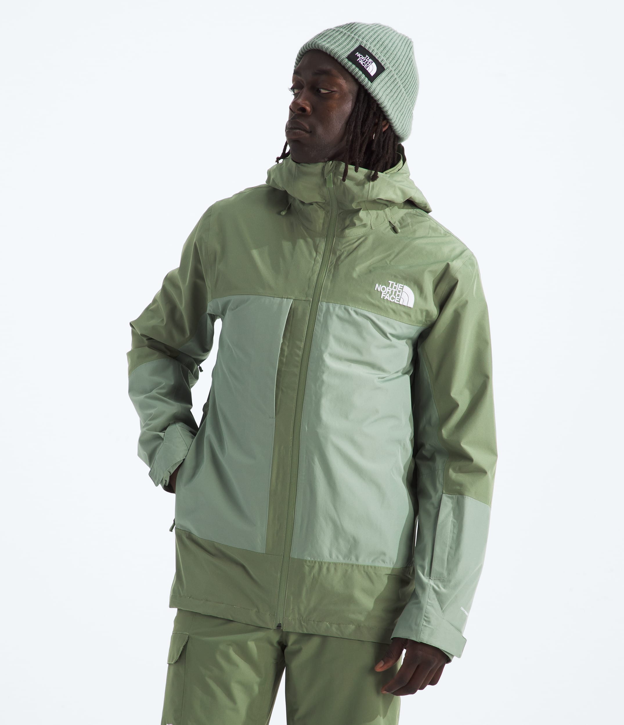 Manteau pour neige ThermoBall Eco Triclimate pour hommes TNF HERO
