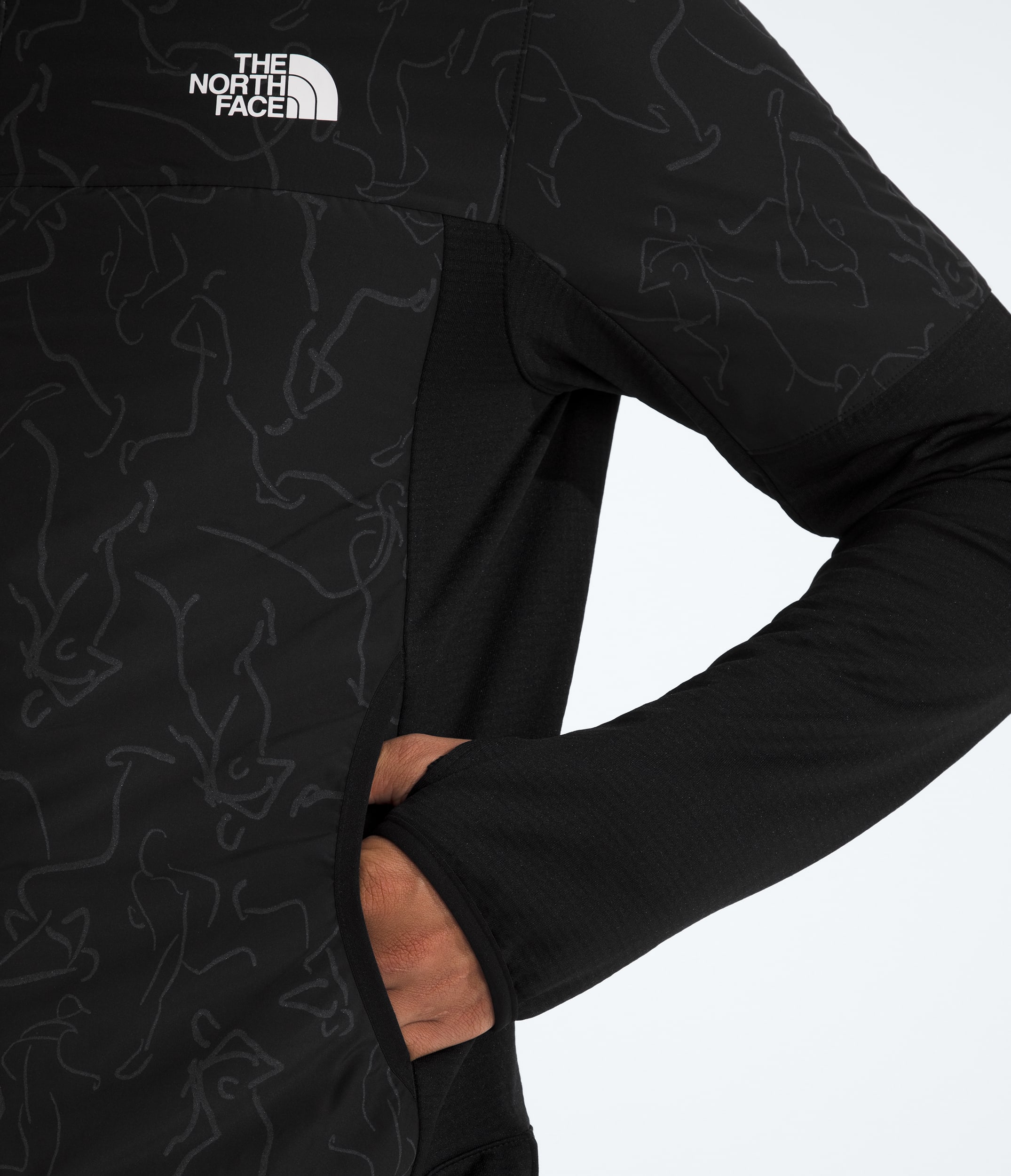 Mens Winter Warm Pro JacketPrint TNF ALT1