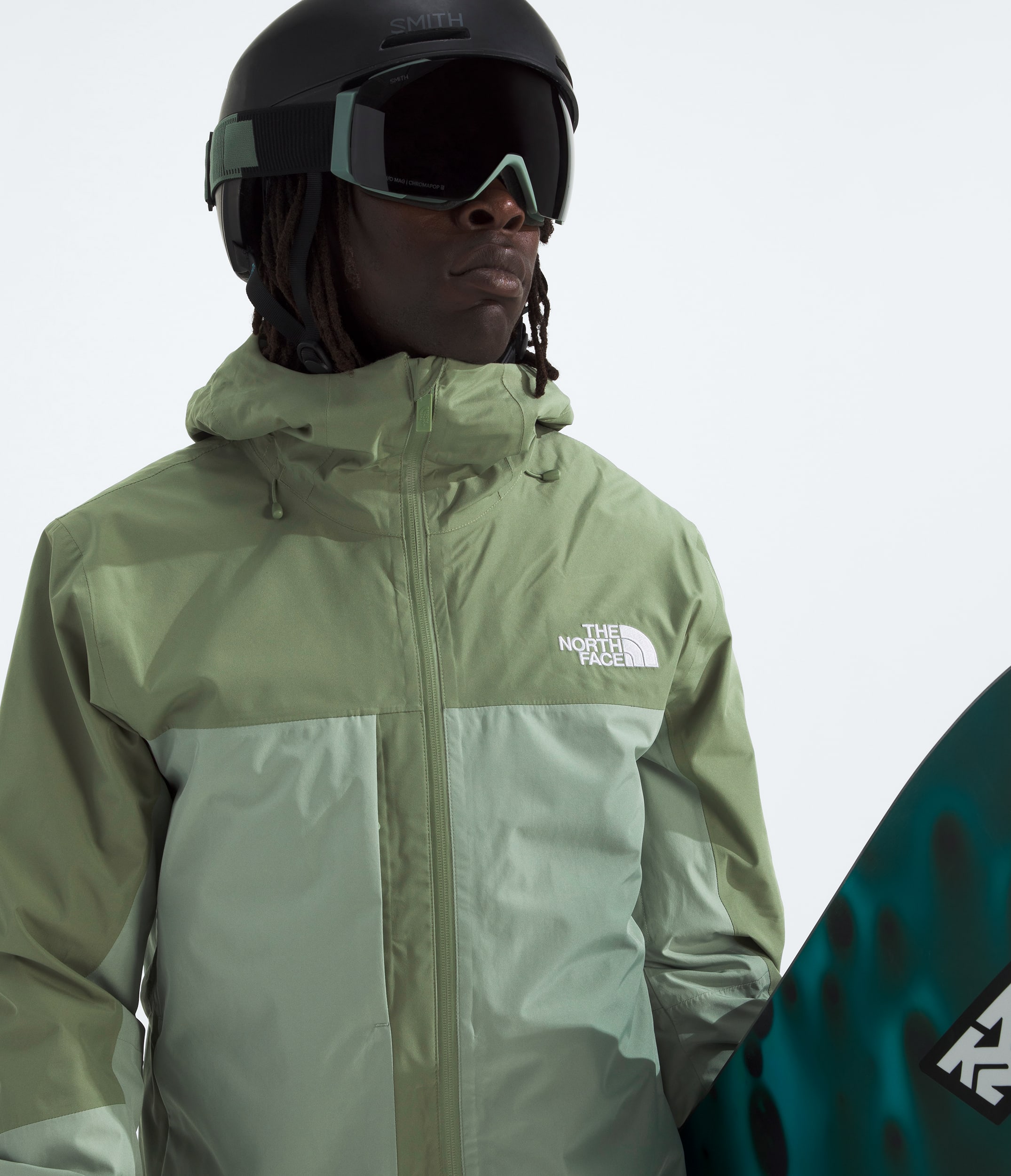 Manteau pour neige ThermoBall Eco Triclimate pour hommes TNF HERO3