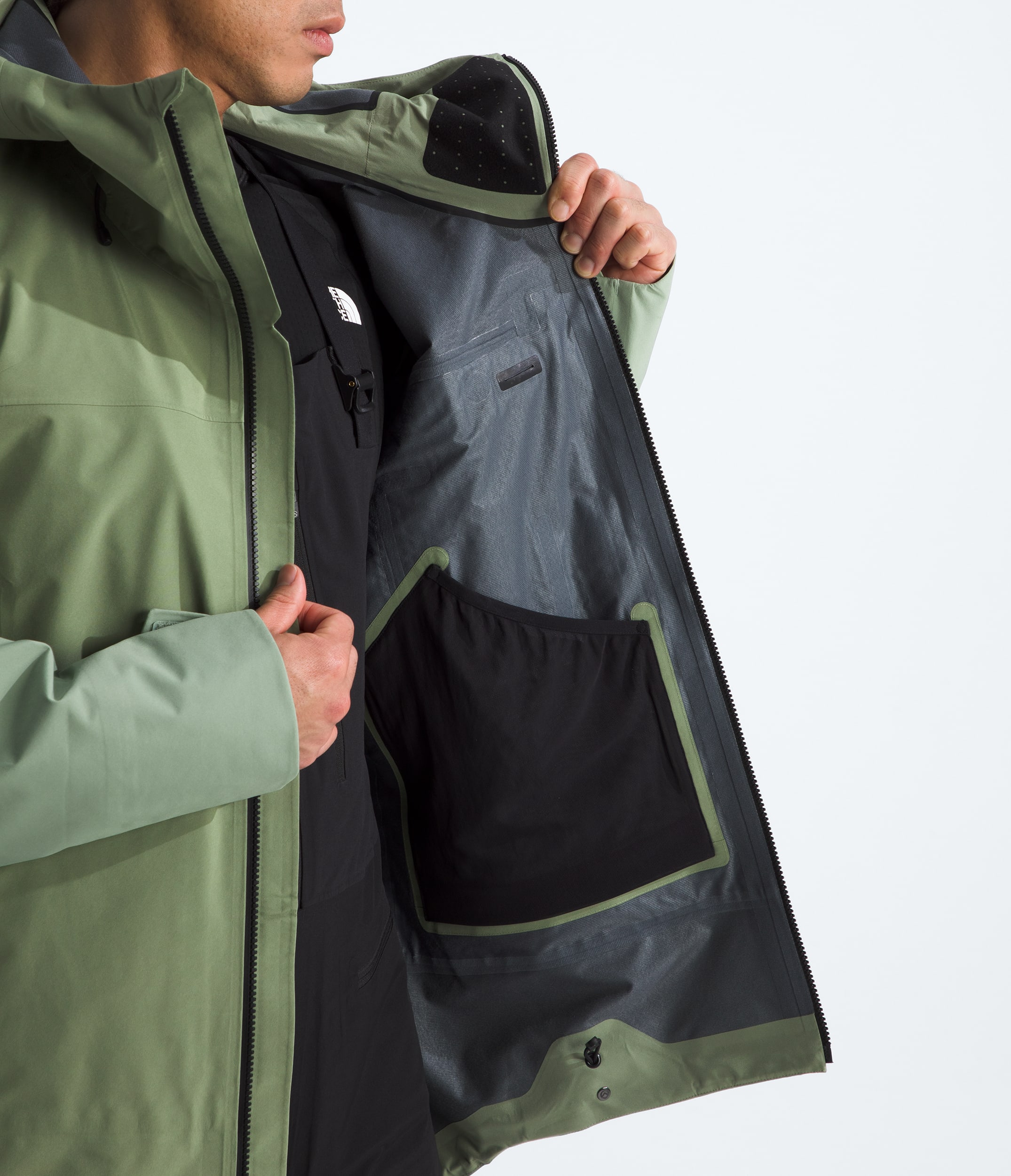 Mens Summit Series Eastwall GORETEX Jacket TNF MODELINT