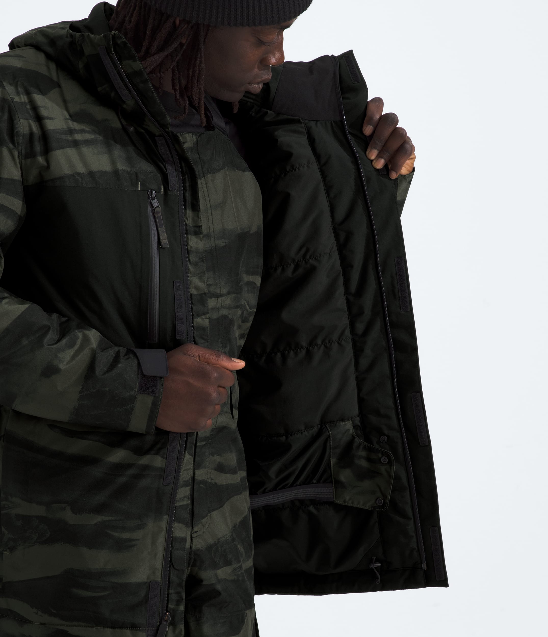 Mens Freedom Insulated JacketPrint TNF MODELINT