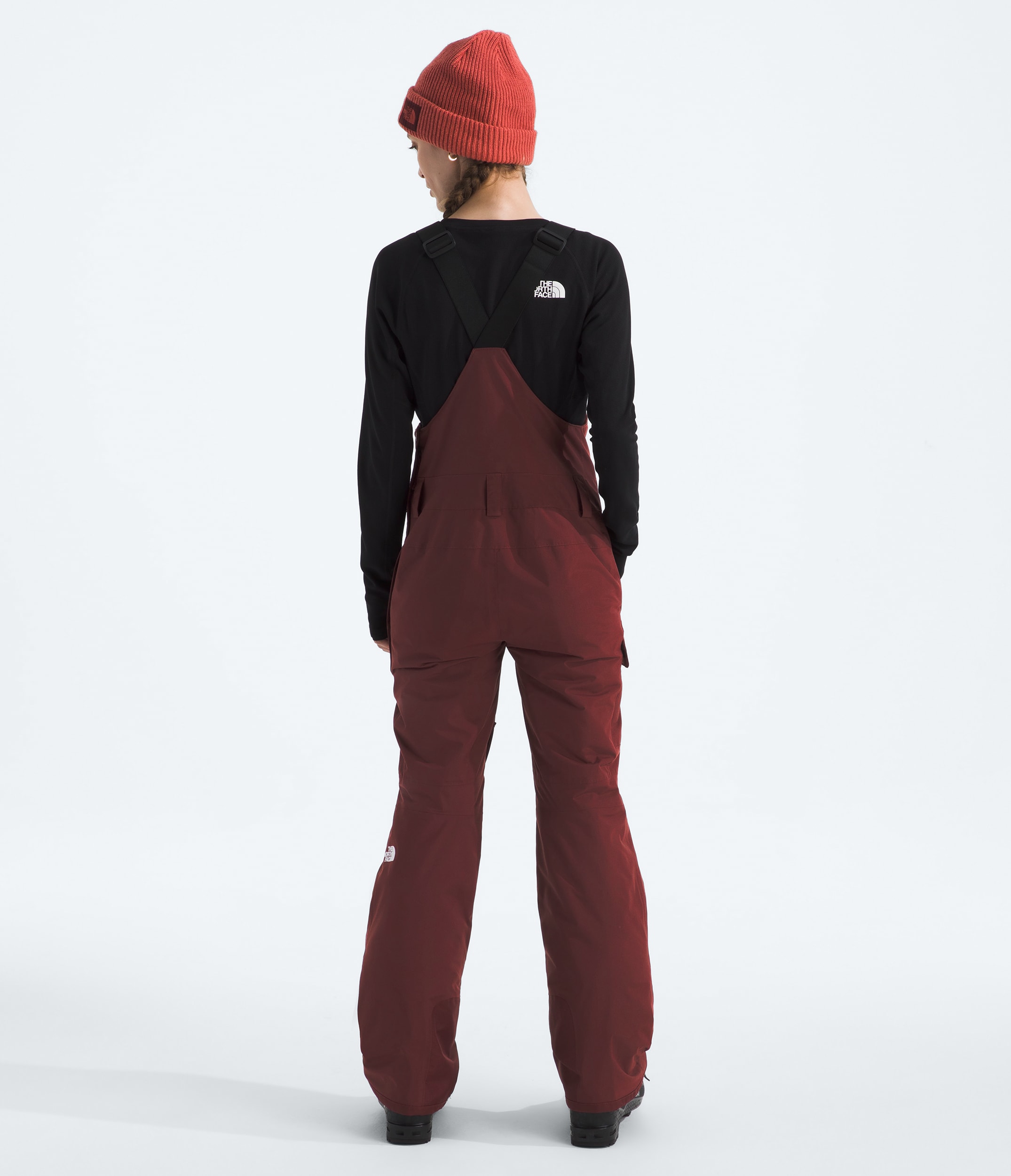 Womens Freedom Insulated Bibs TNF BACK