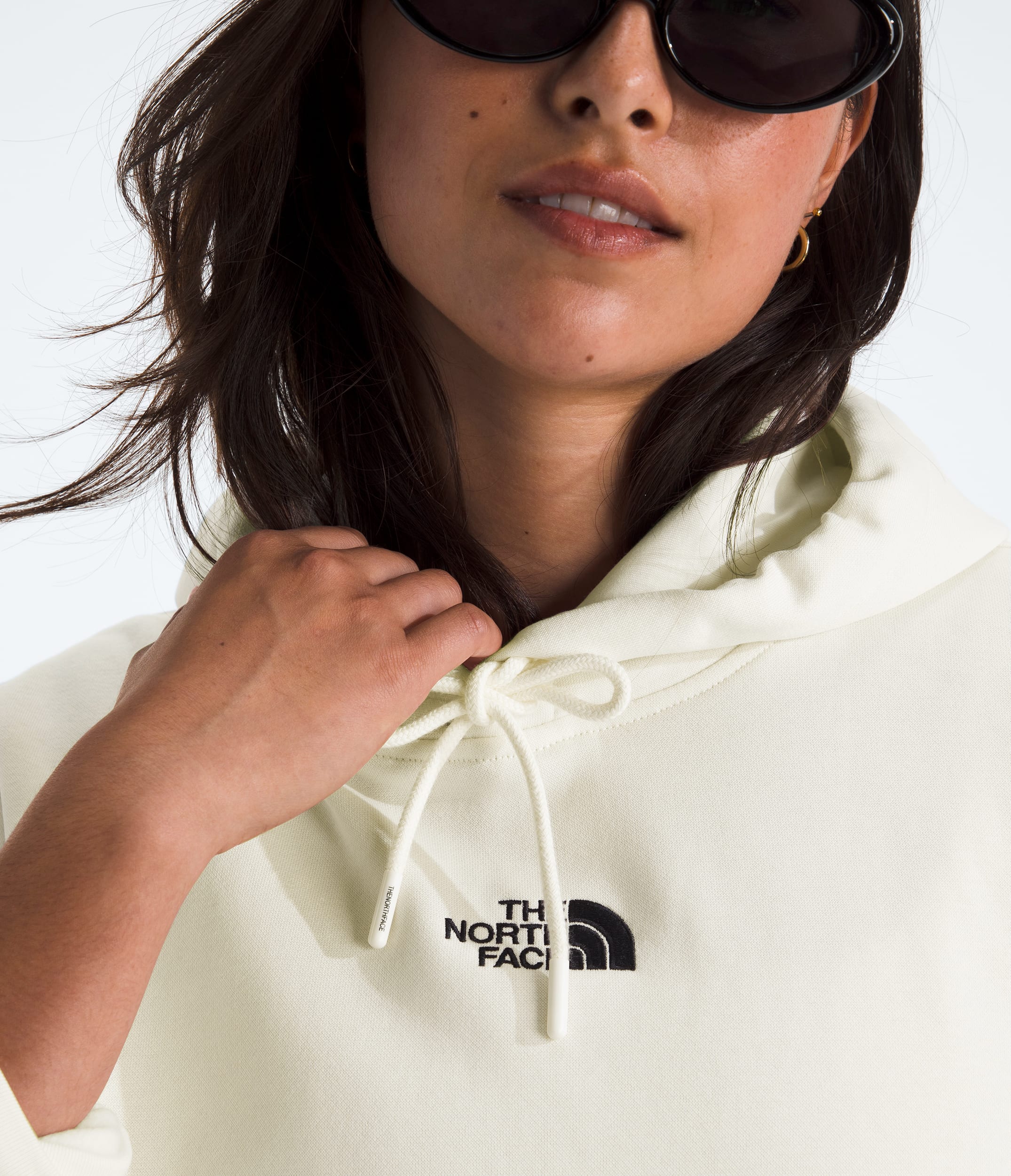 Womens Essential Cropped Hoodie TNF HERO2