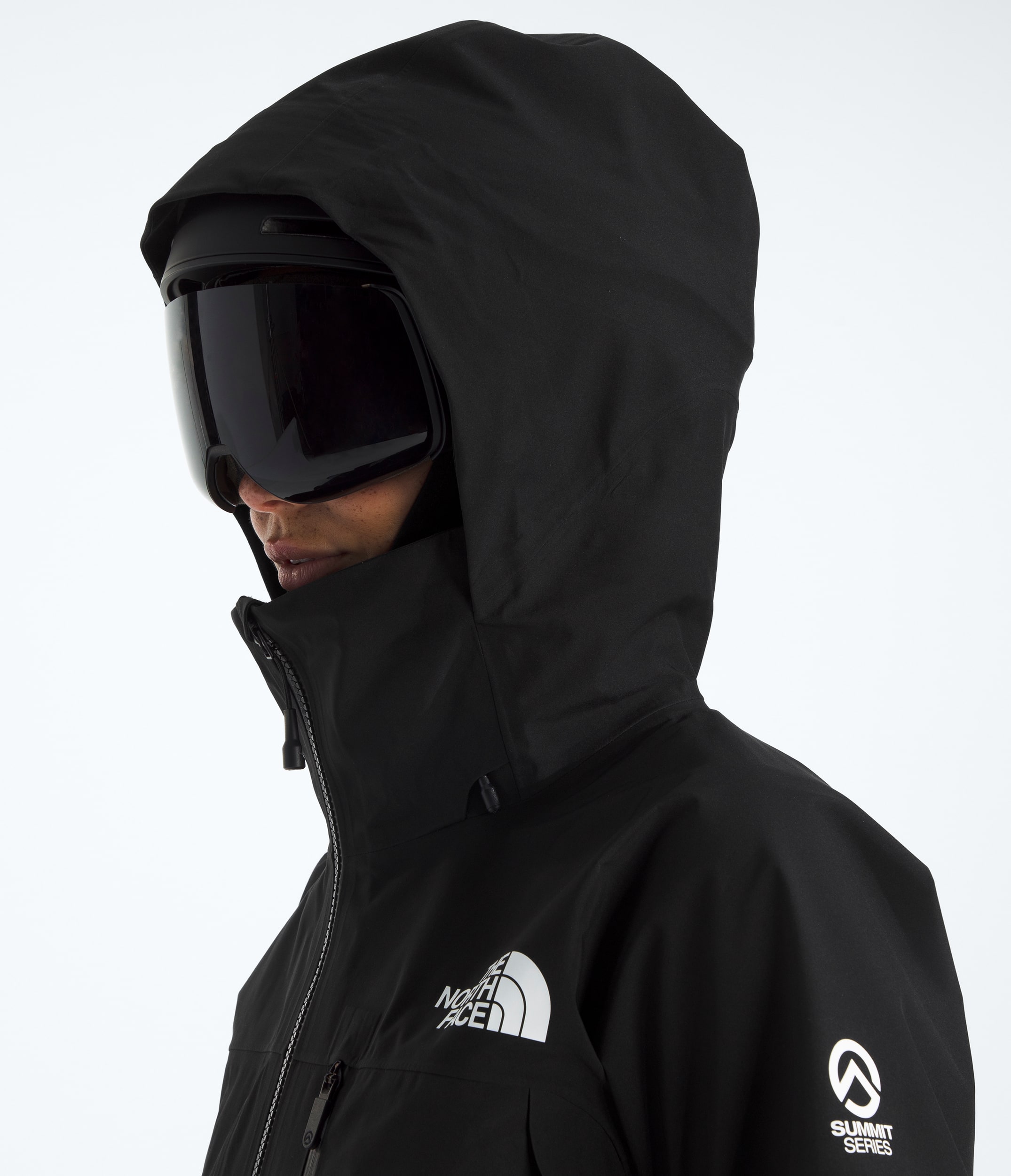 Womens Summit Series Verbier GORETEX Jacket TNF MODELHOOD2