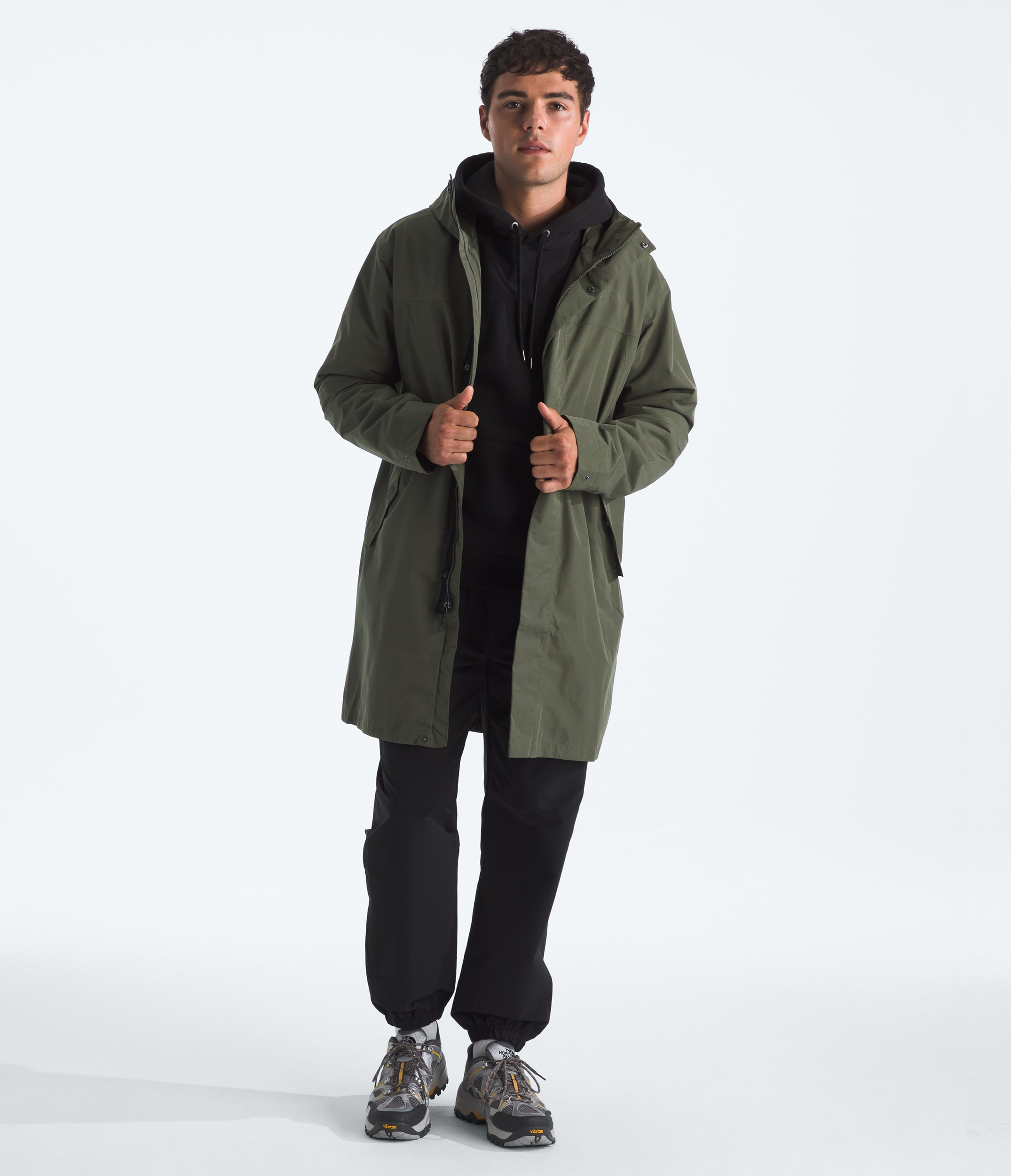 Mens Nukabira Rain Shell Parka TNF Main