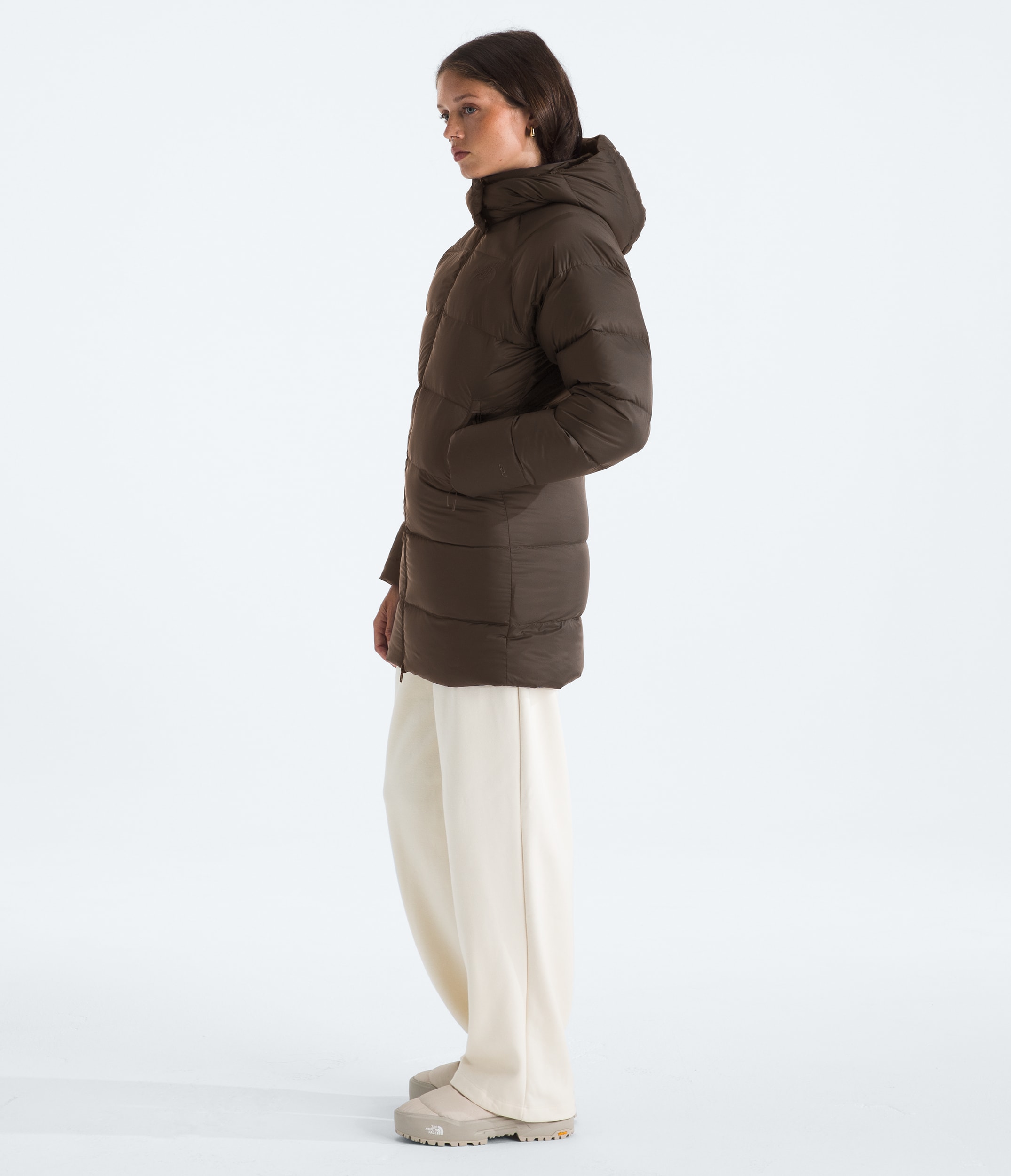 Womens Hydrenalite City Down Hooded Parka TNF MODEL34