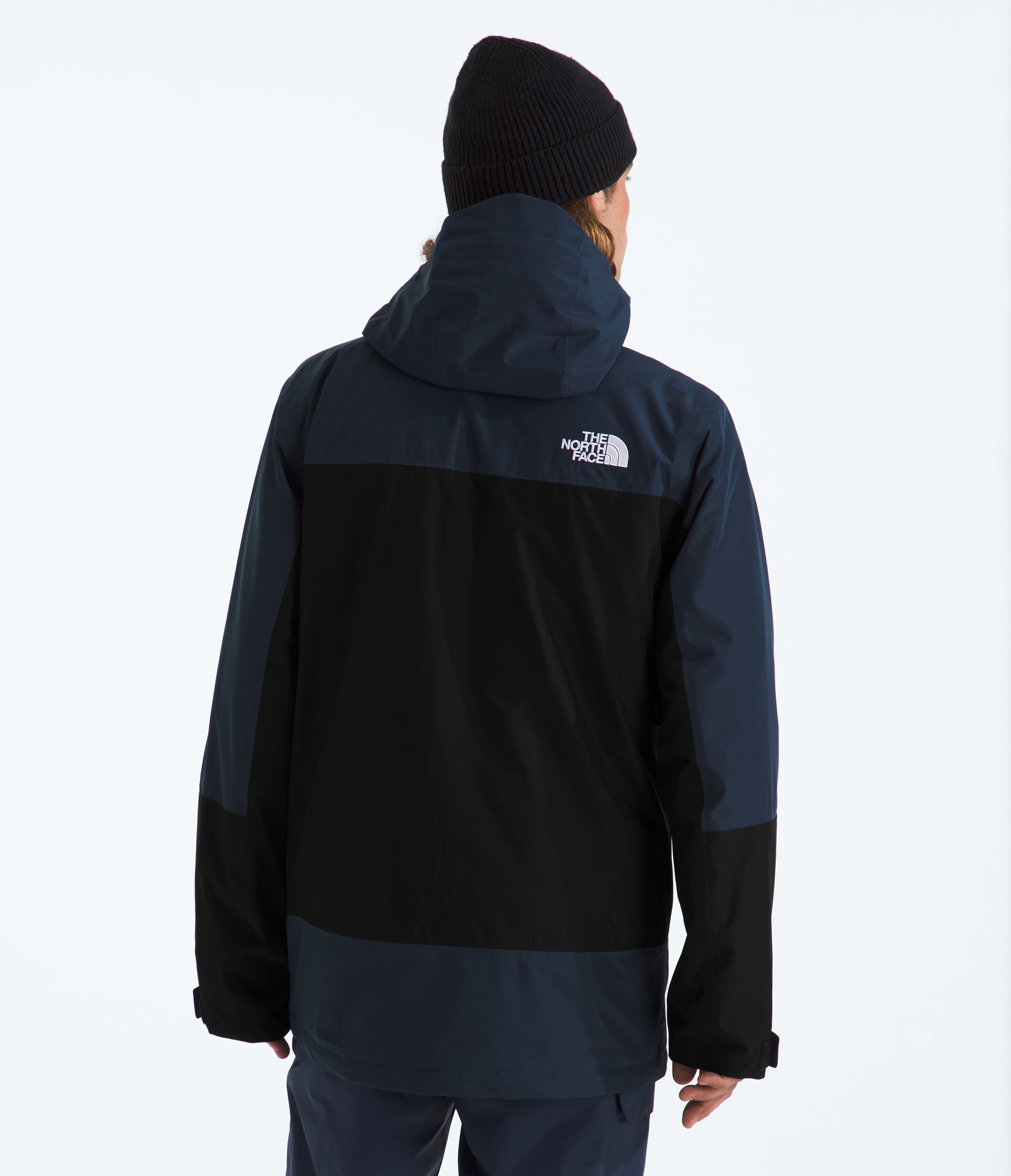 Mens THERMOBALL Snow Triclimate Jacket TNF Summit NavyTNF Black BACK
