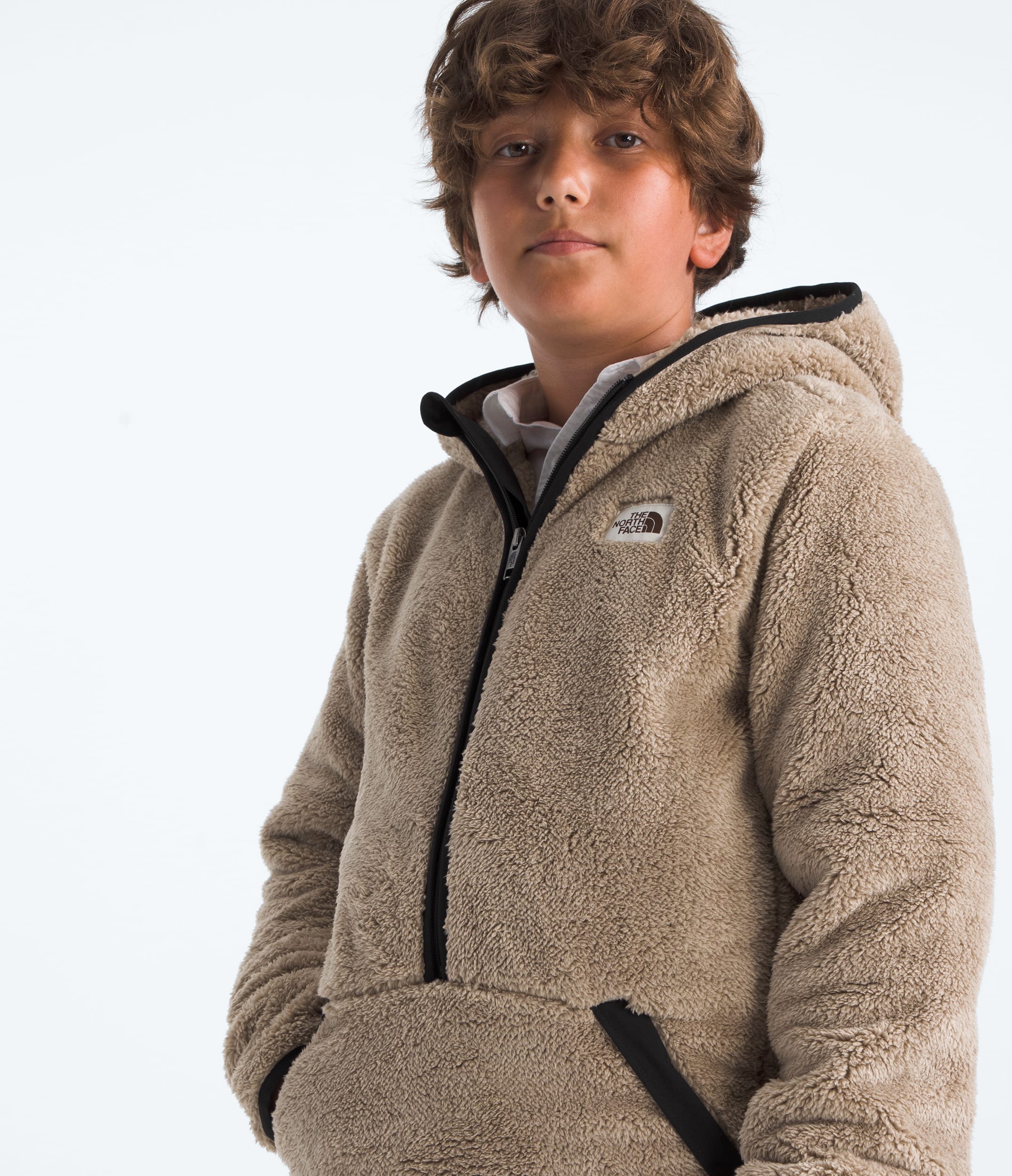 Boys Cabin Fleece Hoodie TNF HERO3