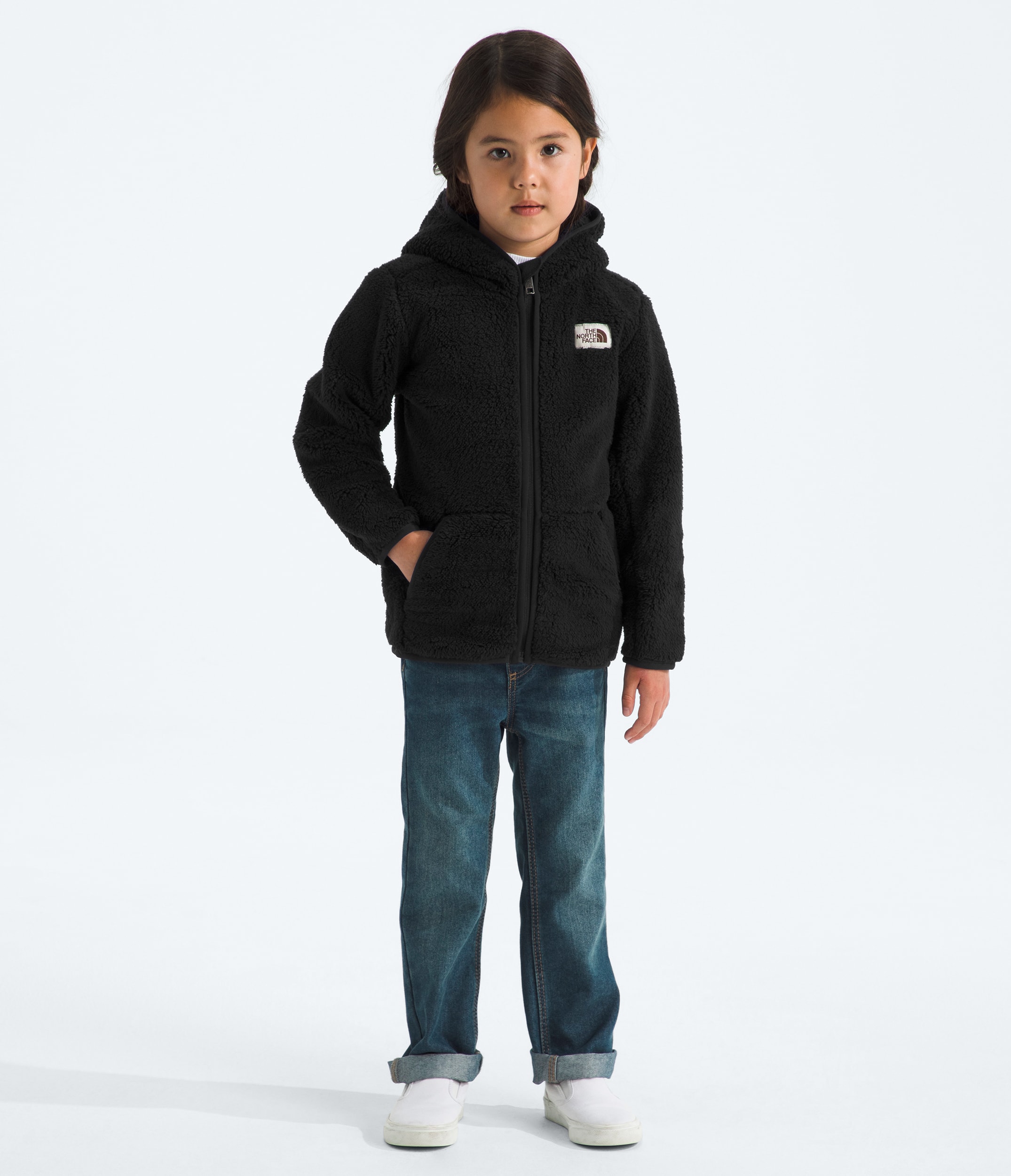 Kids Cabin Fleece Hoodie TNF HERO2