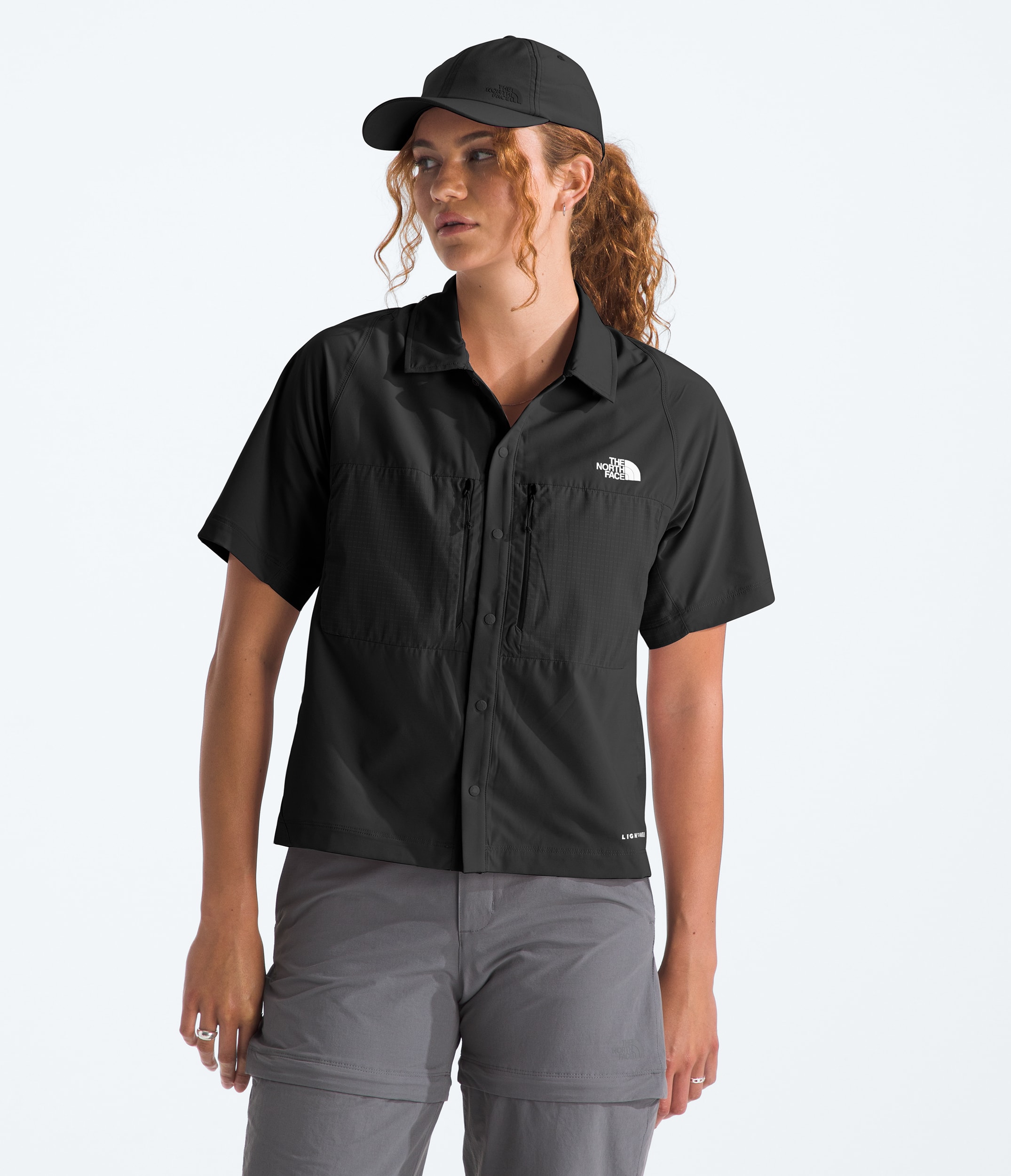 Haut  manches courtes Trail LIGHTRANGE pour femmes TNF HERO