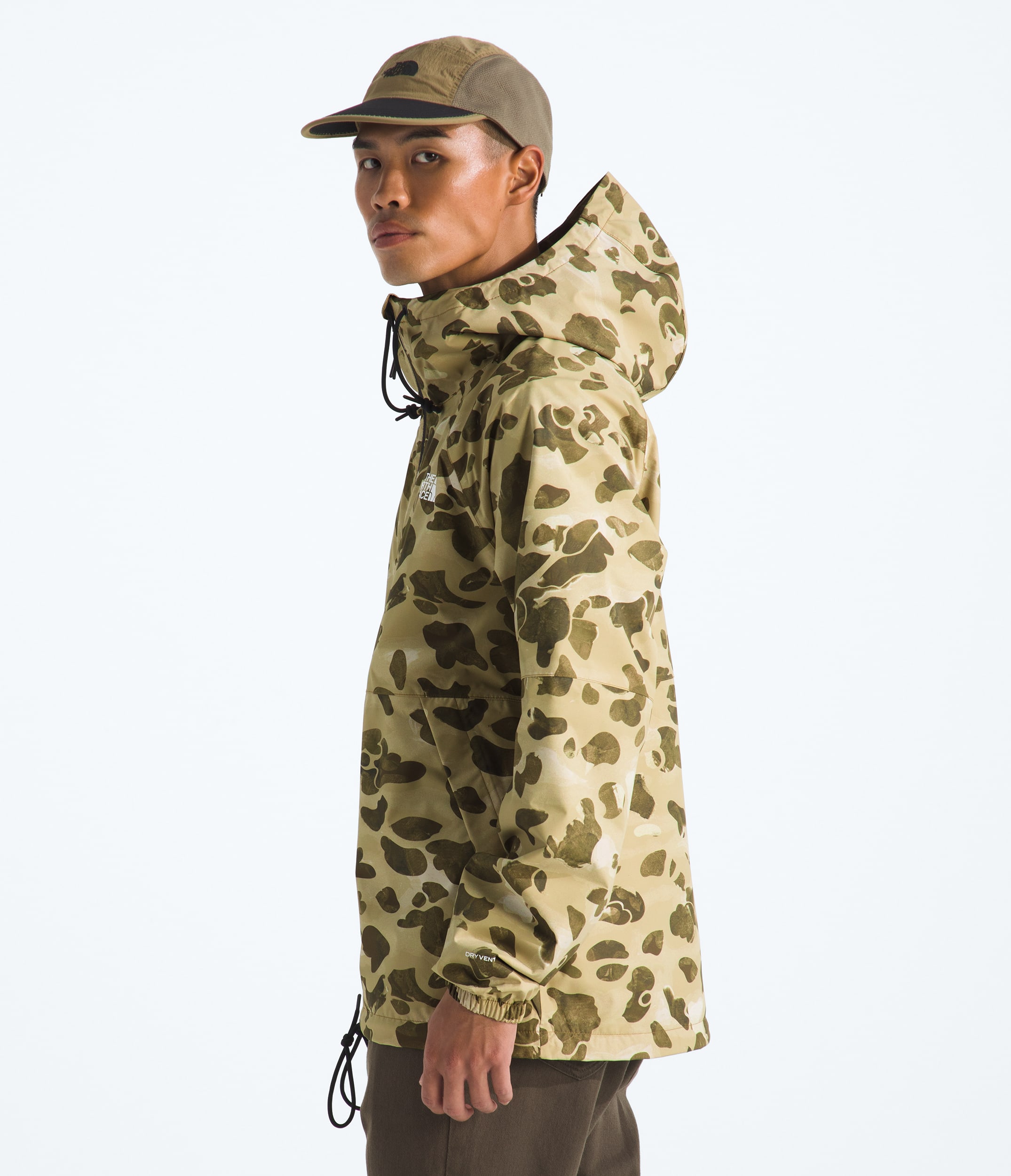 Mens Antora Rain HoodiePrint TNF MODEL34