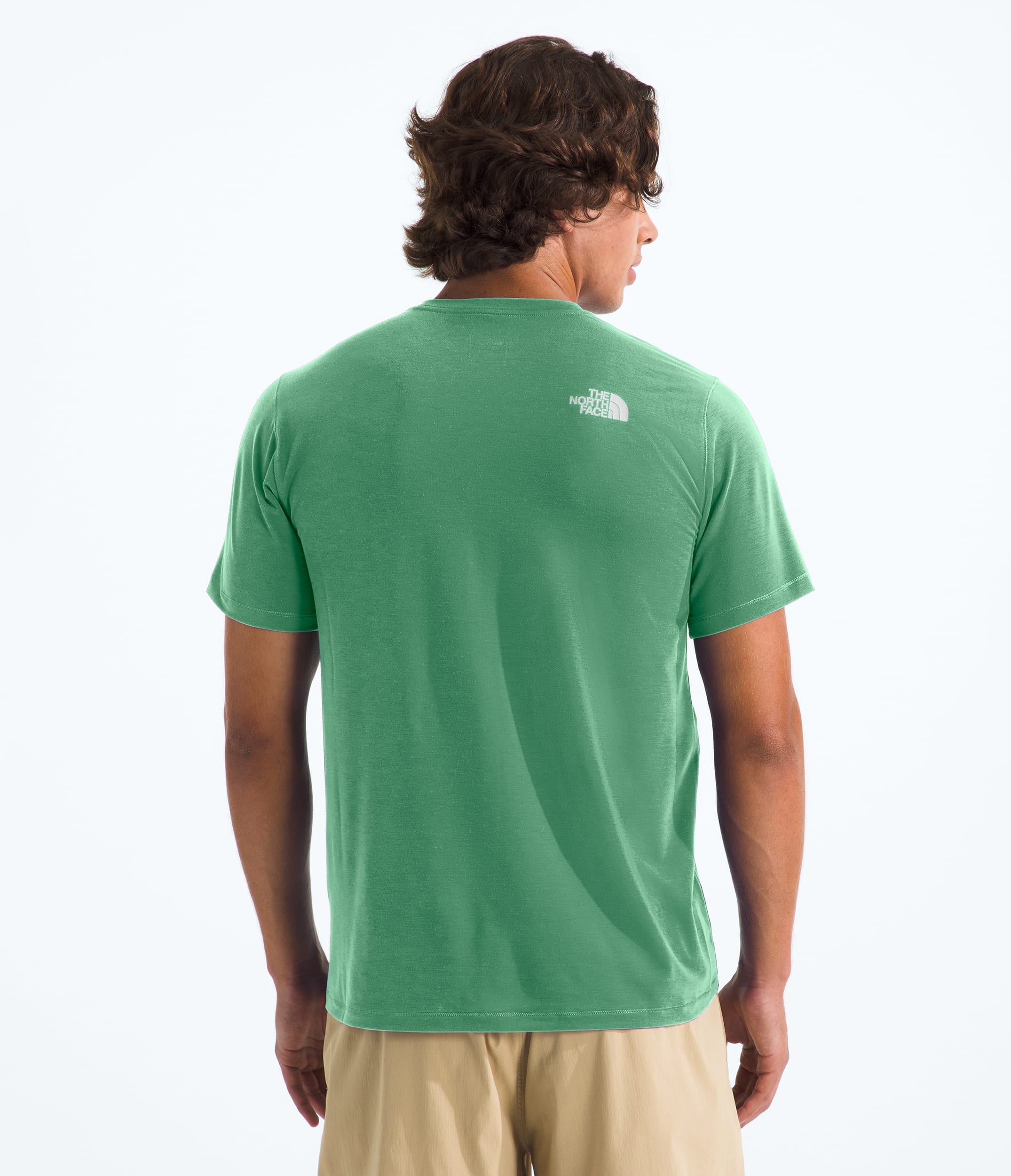 Mens Adventure Sunrise Hike ShortSleeve Tee TNF BACK