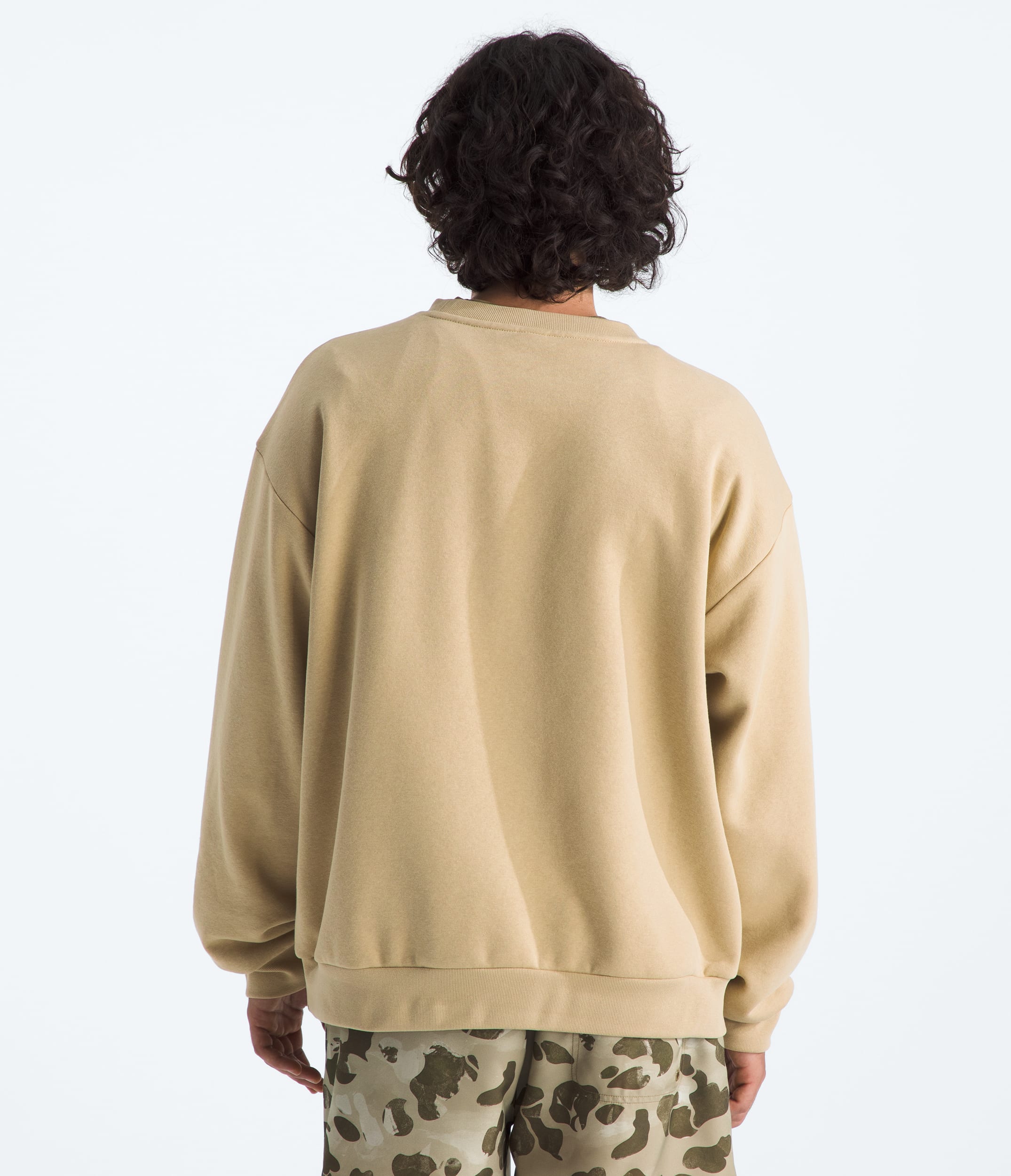 Mens Evolution Simple Dome Oversized Crew TNF BACK