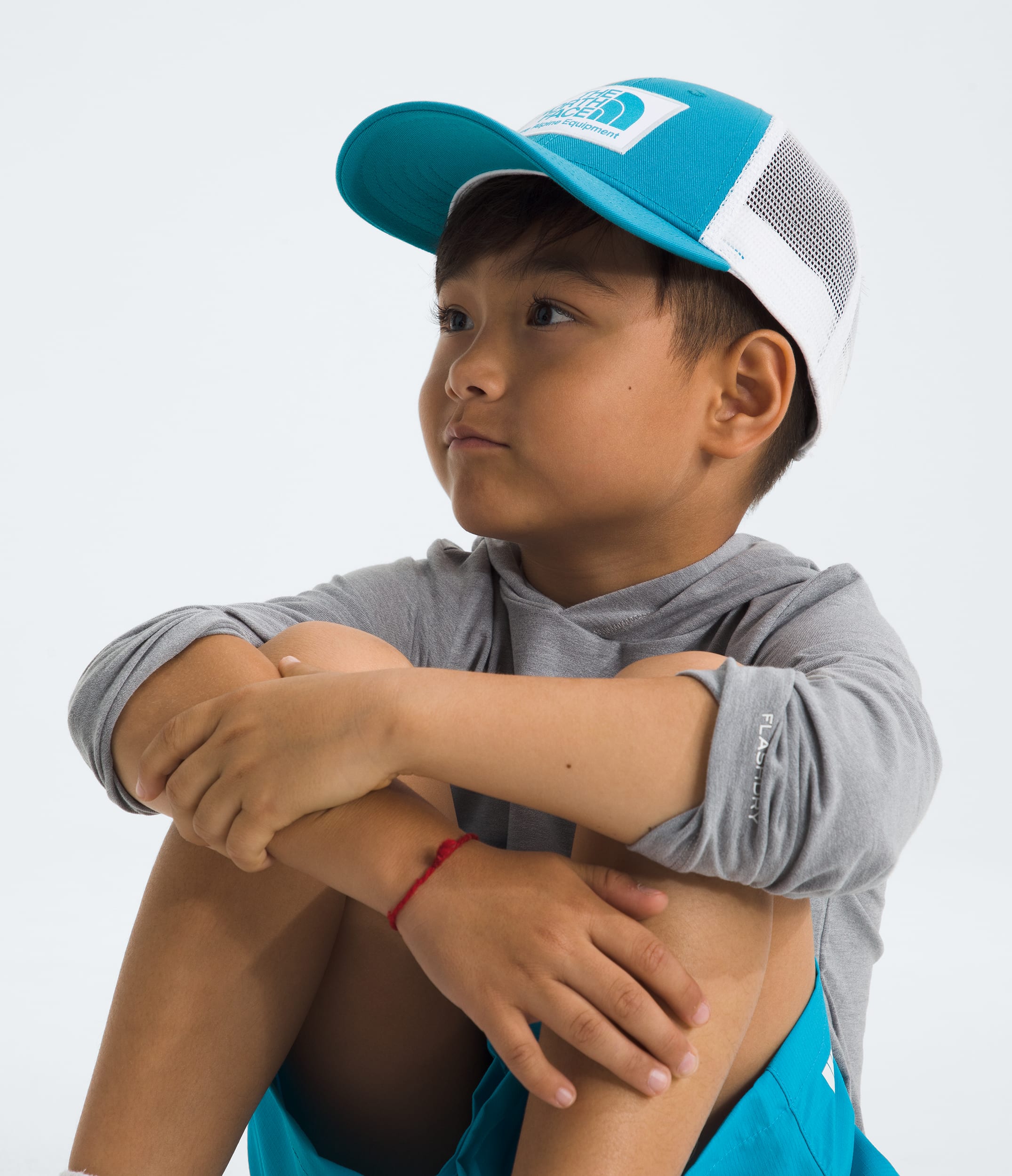 Kids Mudder Trucker Hat TNF MODELBACK