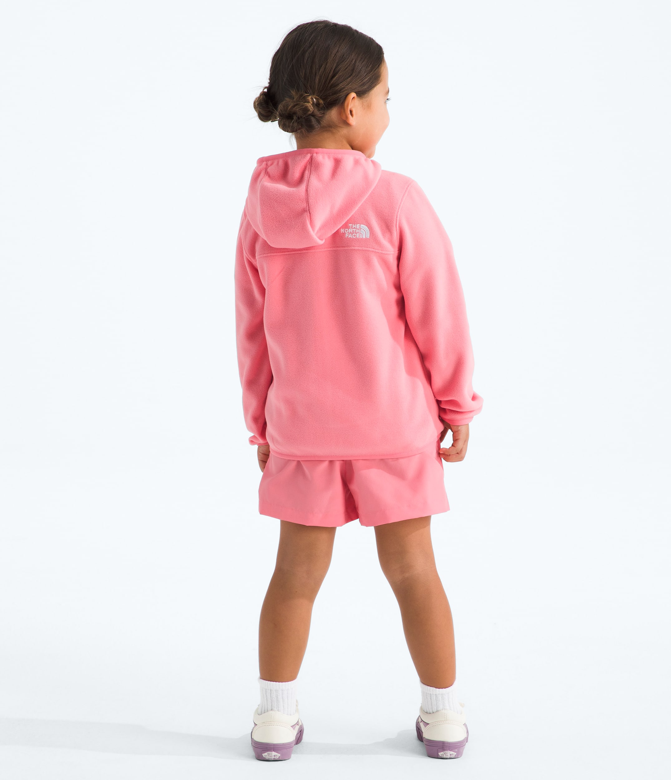Kids Glacier FullZip Hoodie TNF BACK