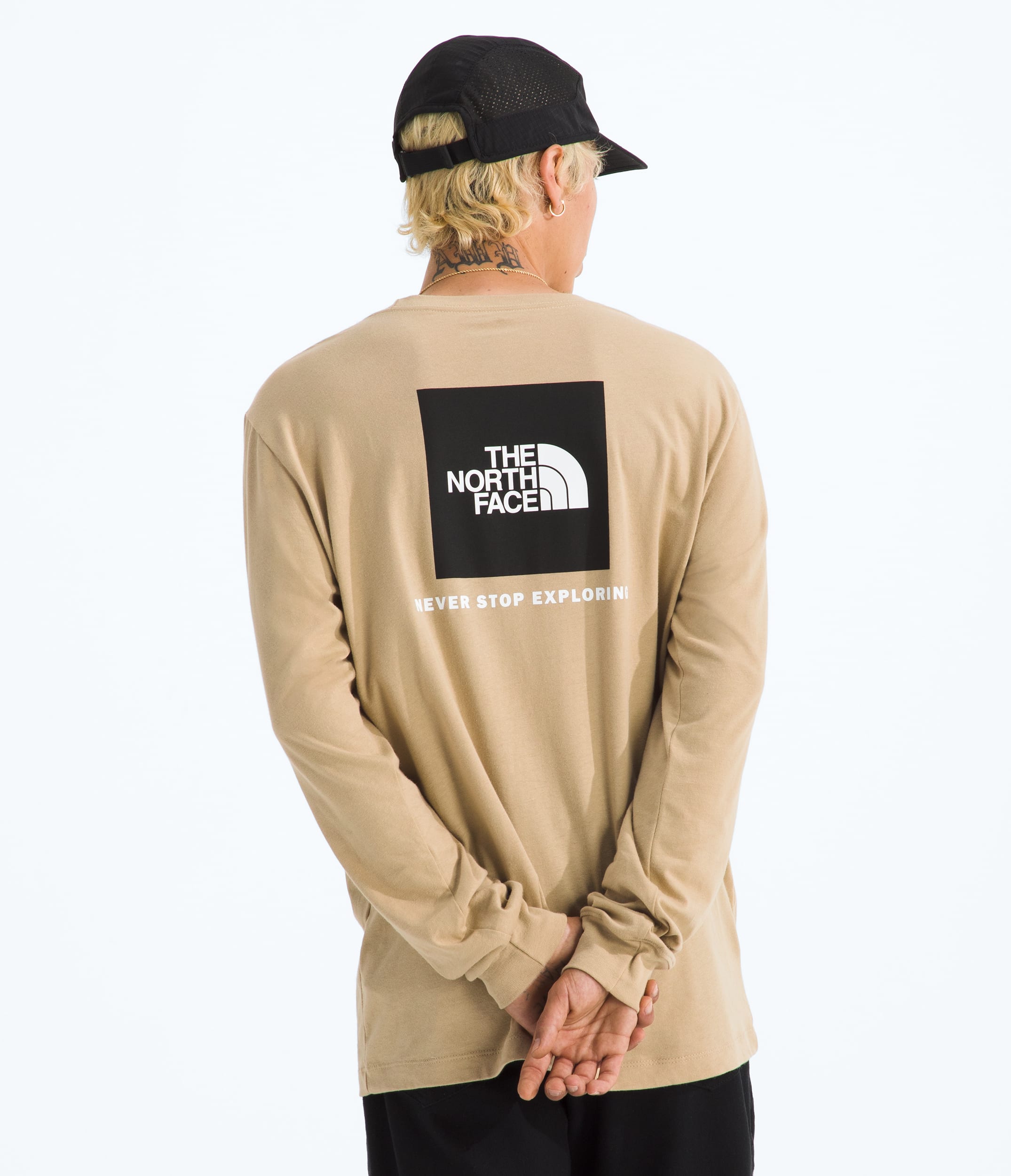 Mens Evolution Box NSE Regular LongSleeve Tee TNF HERO