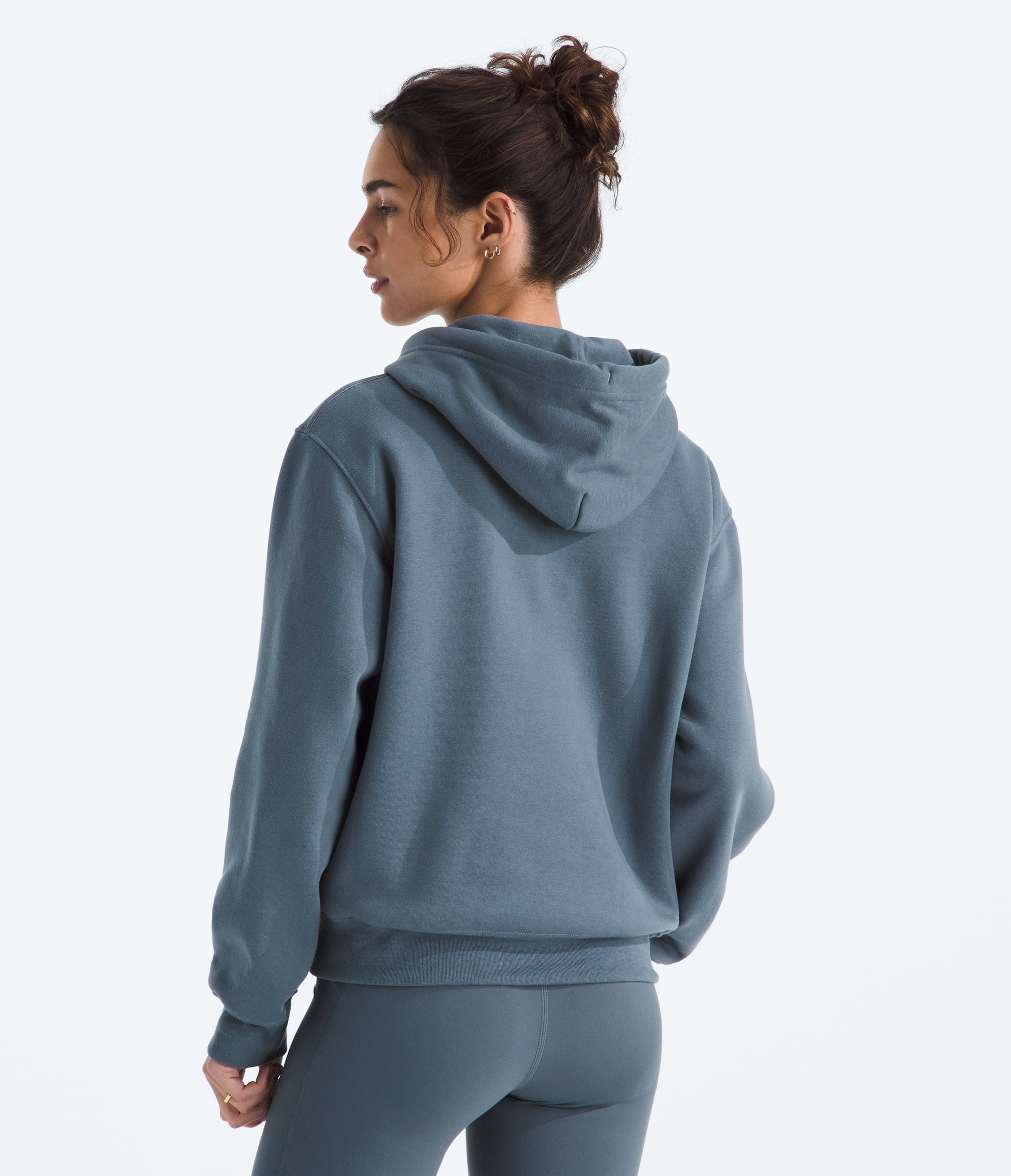 Womens TNF Essential Simple Dome Relaxed Hoodie TNF BACK