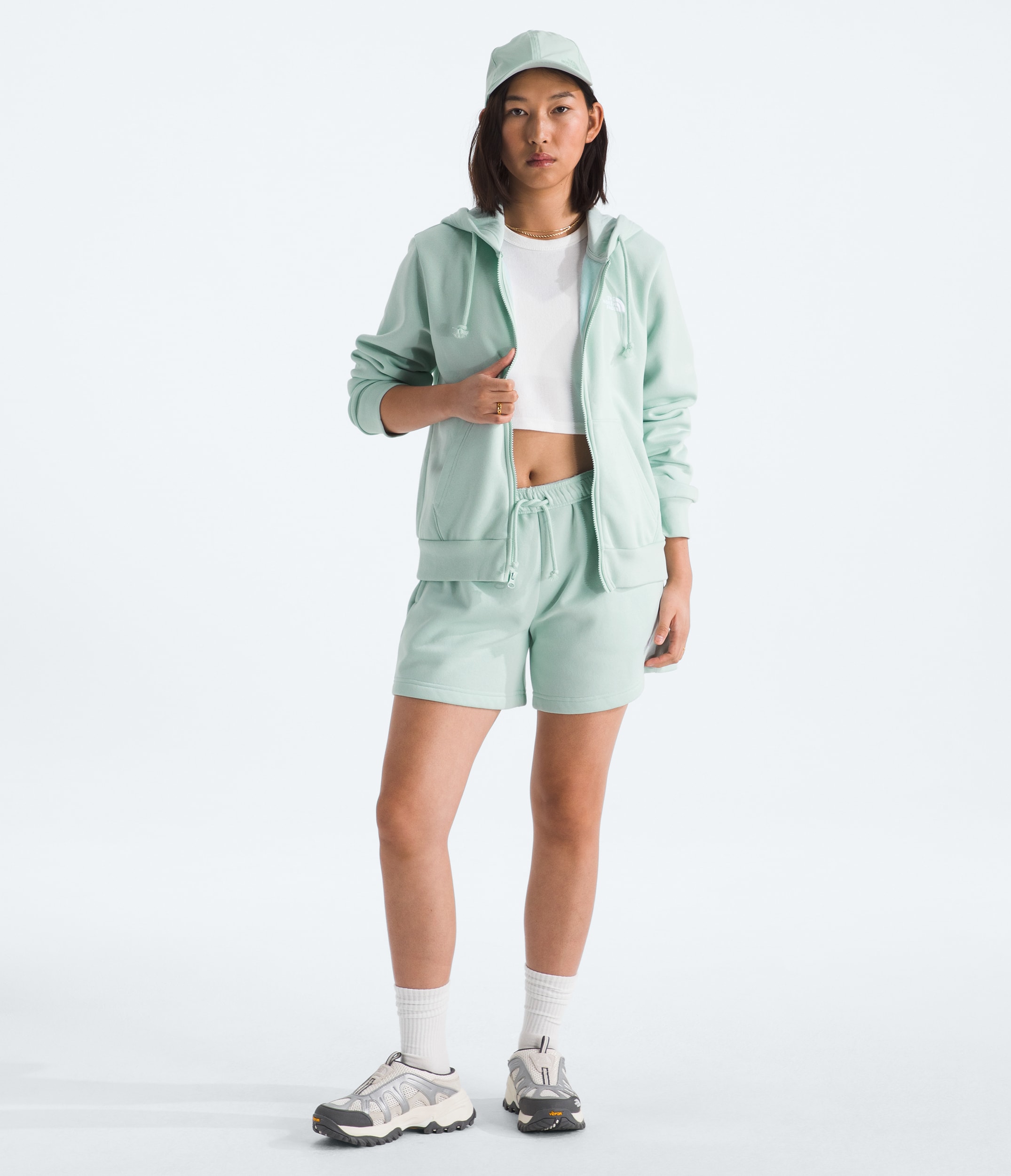 Womens Evolution Simple Dome Regular FullZip Hoodie TNF HERO2