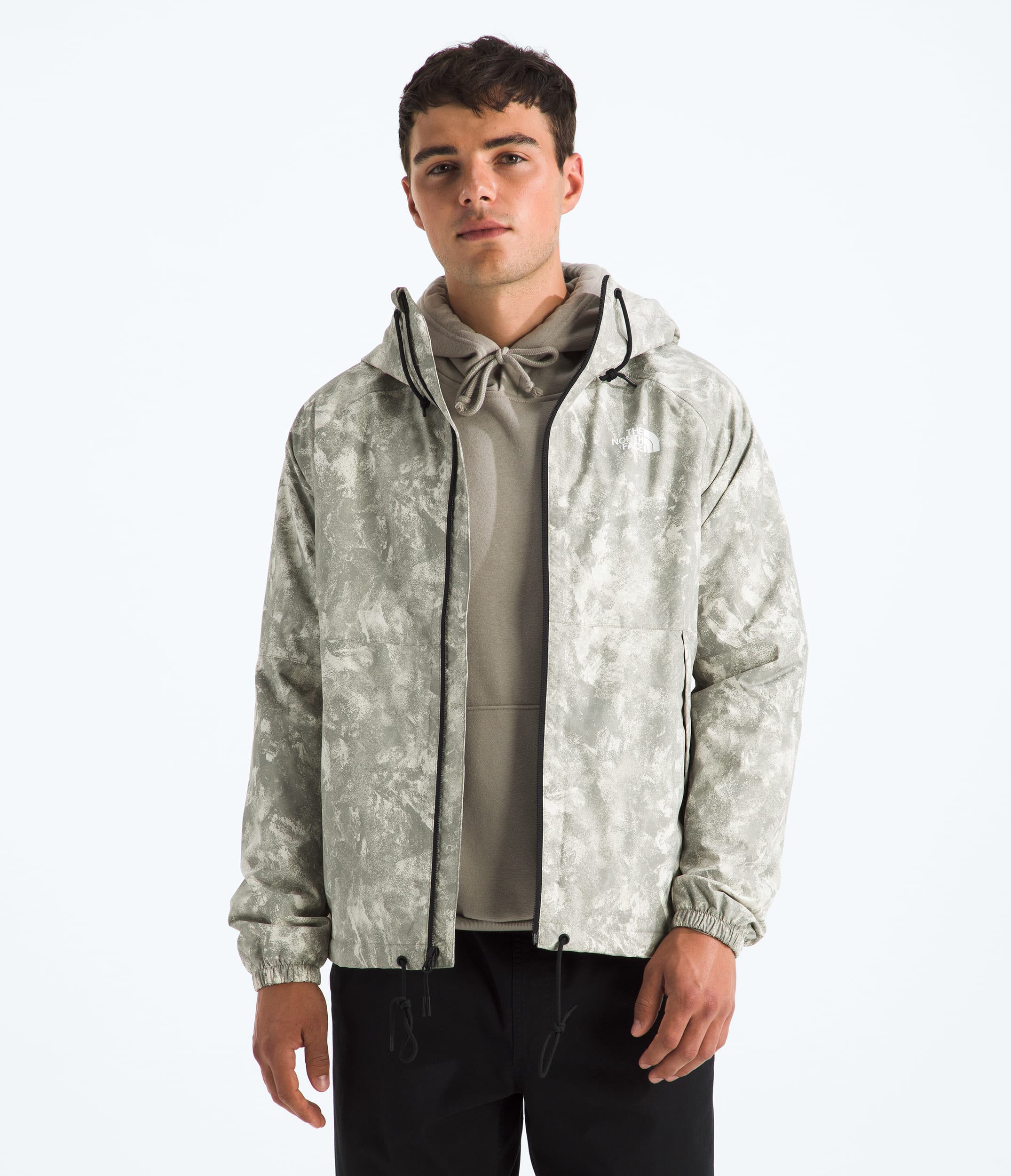 Mens Antora Rain HoodiePrint TNF Main
