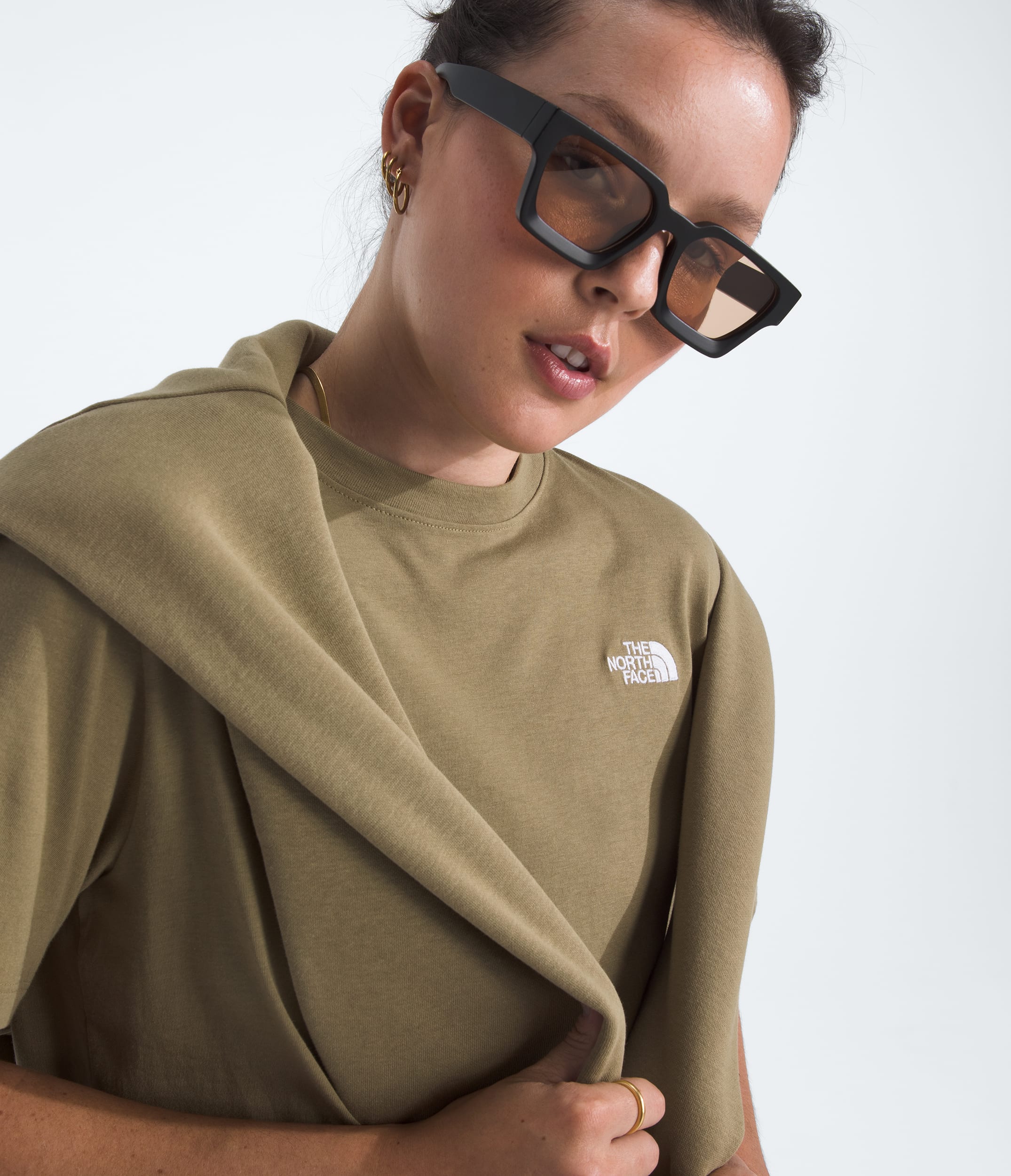 Tshirt dcontract  manches courtes Evolution Simple Dome pour femmes TNF HERO2