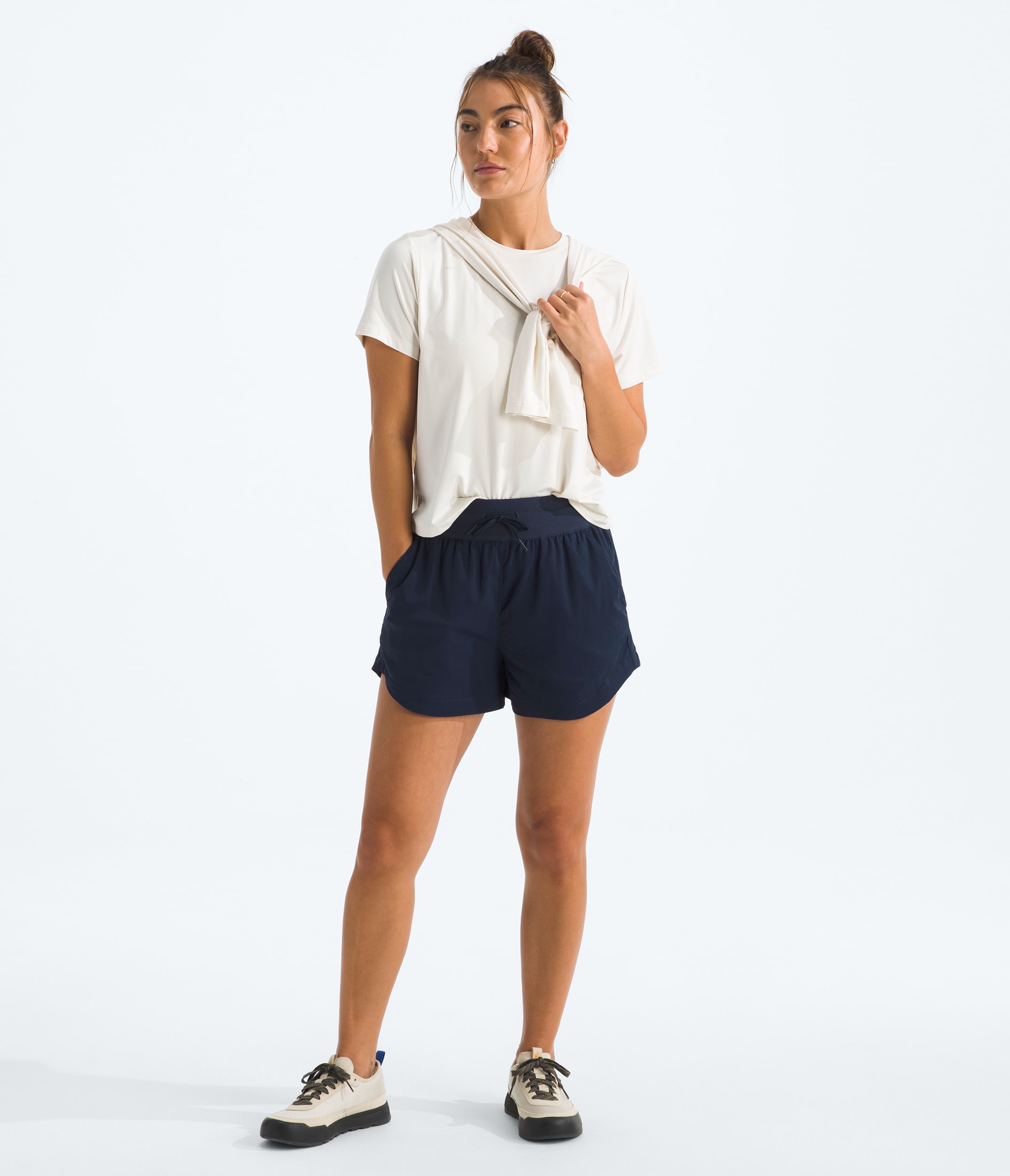 Womens Aphrodite Arise 3 Shorts TNF HERO2