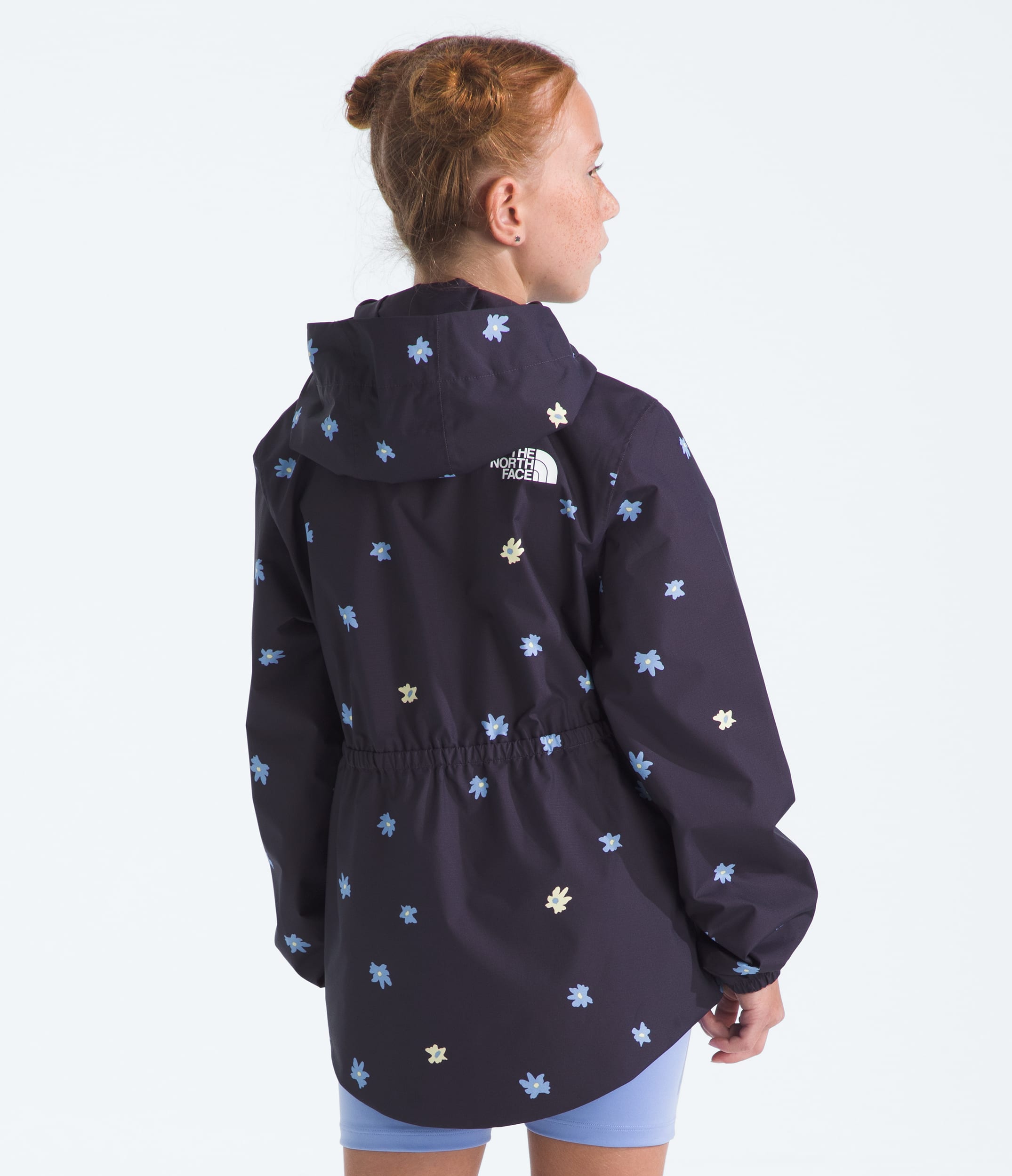 Girls Antora Rain JacketPrint TNF BACK