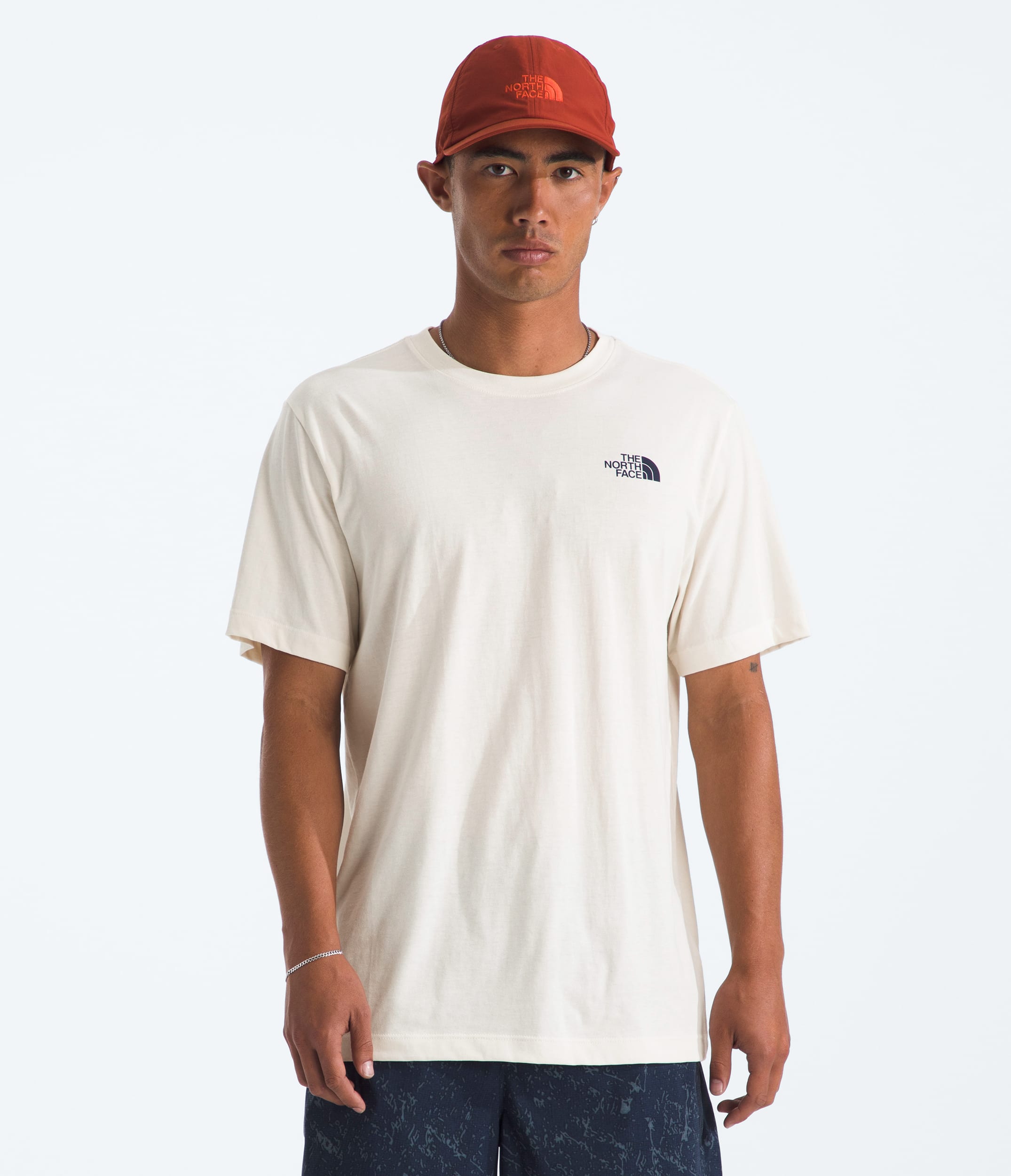 Mens Stay Exploring Regular ShortSleeve Tee TNF BACK
