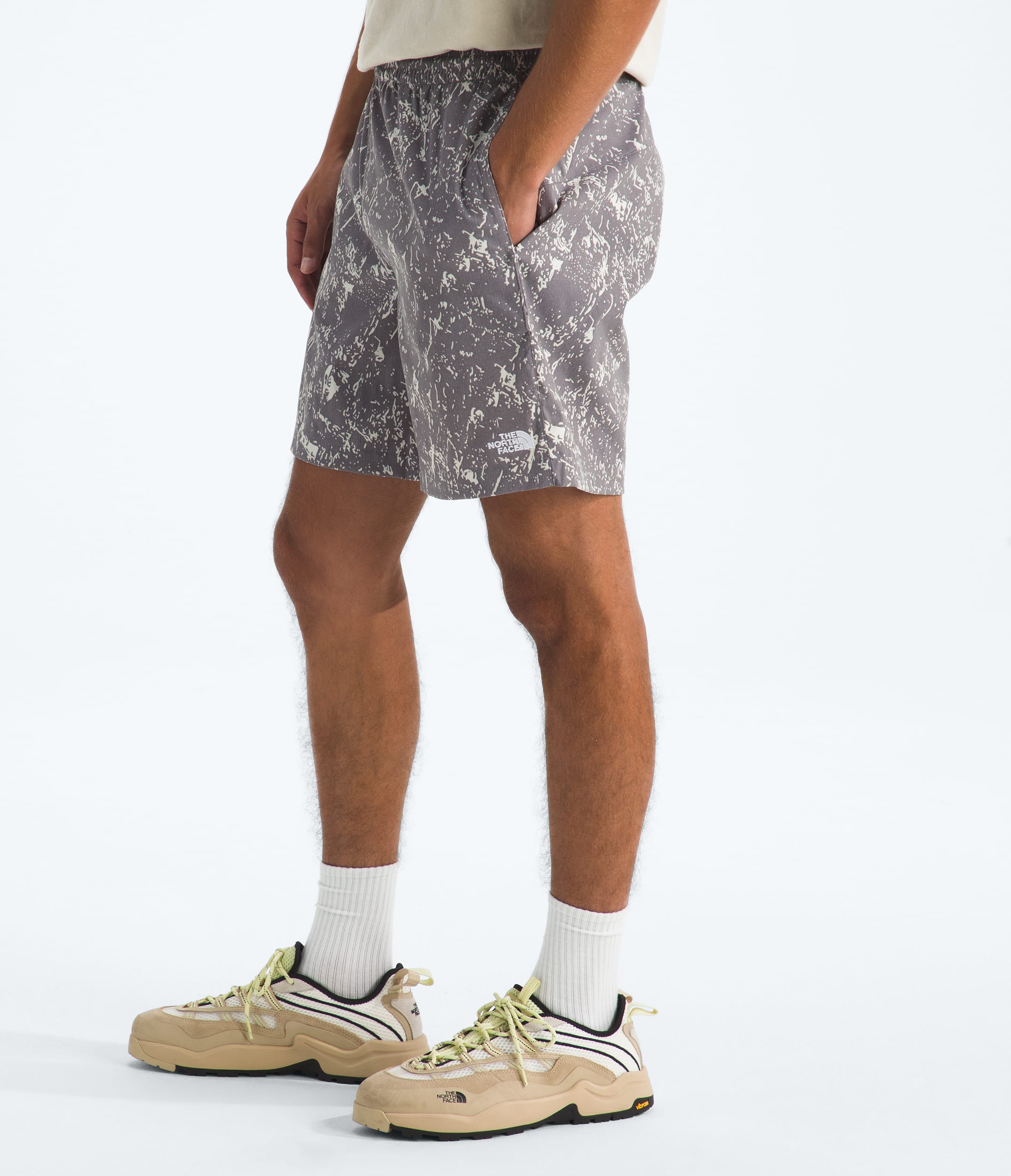 Mens Class V Pathfinder PullOn 7 ShortsPrint TNF MODEL34