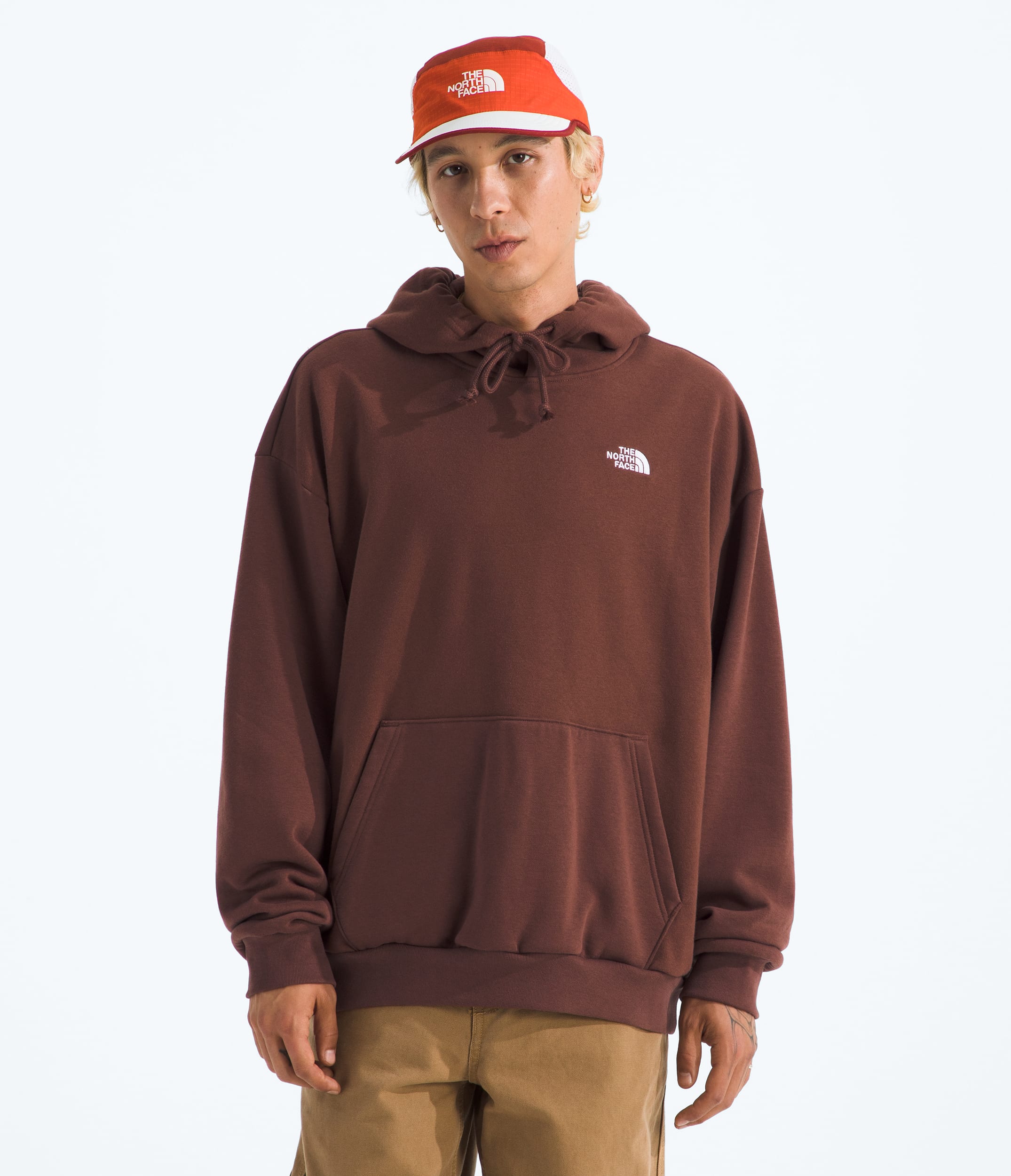 Mens Evolution Simple Dome Oversized Hoodie TNF HERO