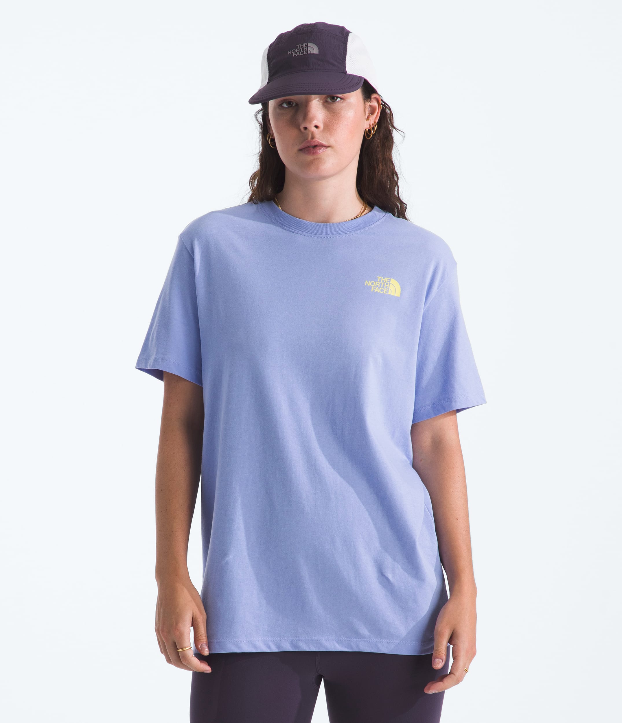 Womens Wildflower Trails Relaxed ShortSleeve Tee TNF BACK