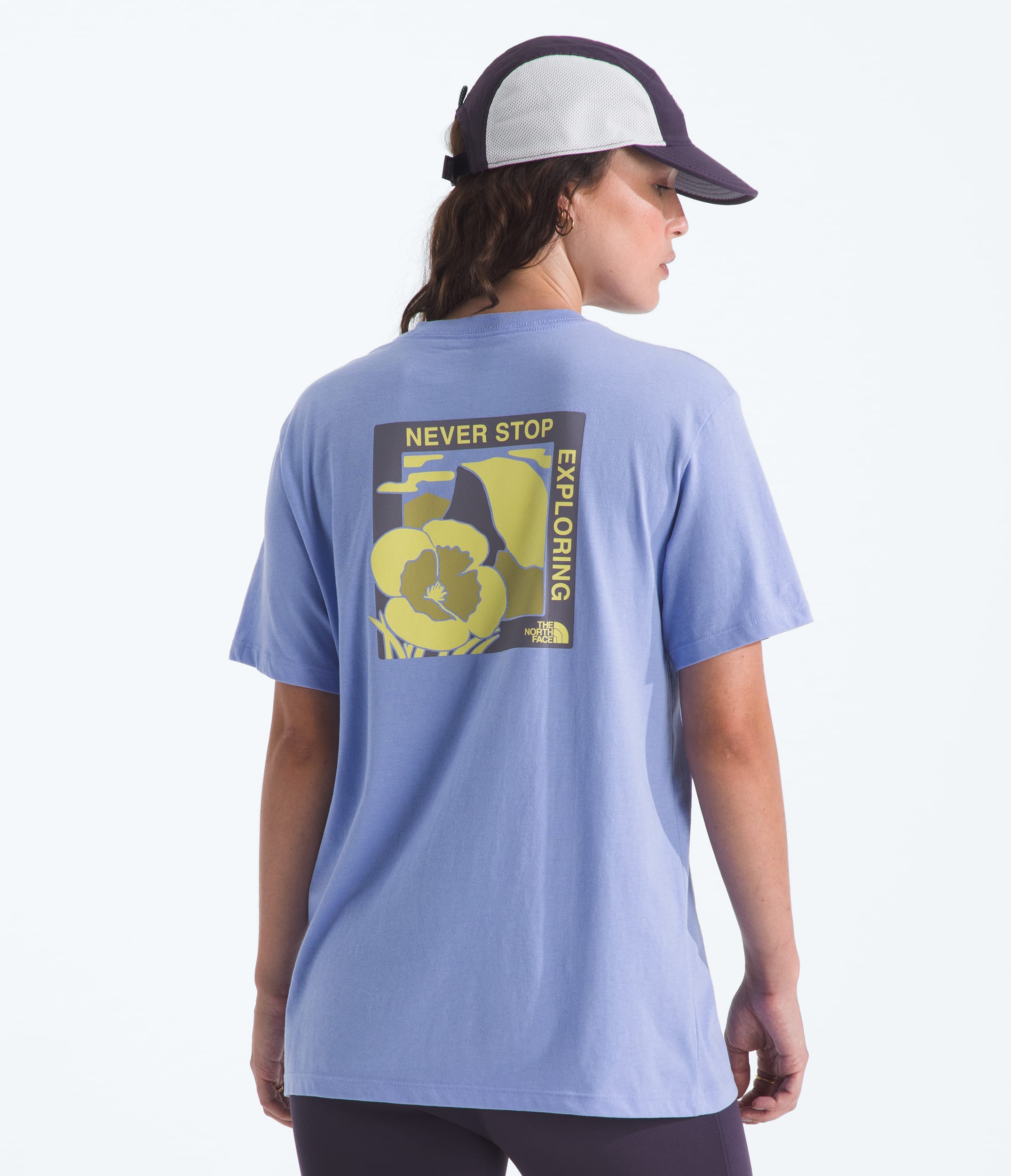 Womens Wildflower Trails Relaxed ShortSleeve Tee TNF Main