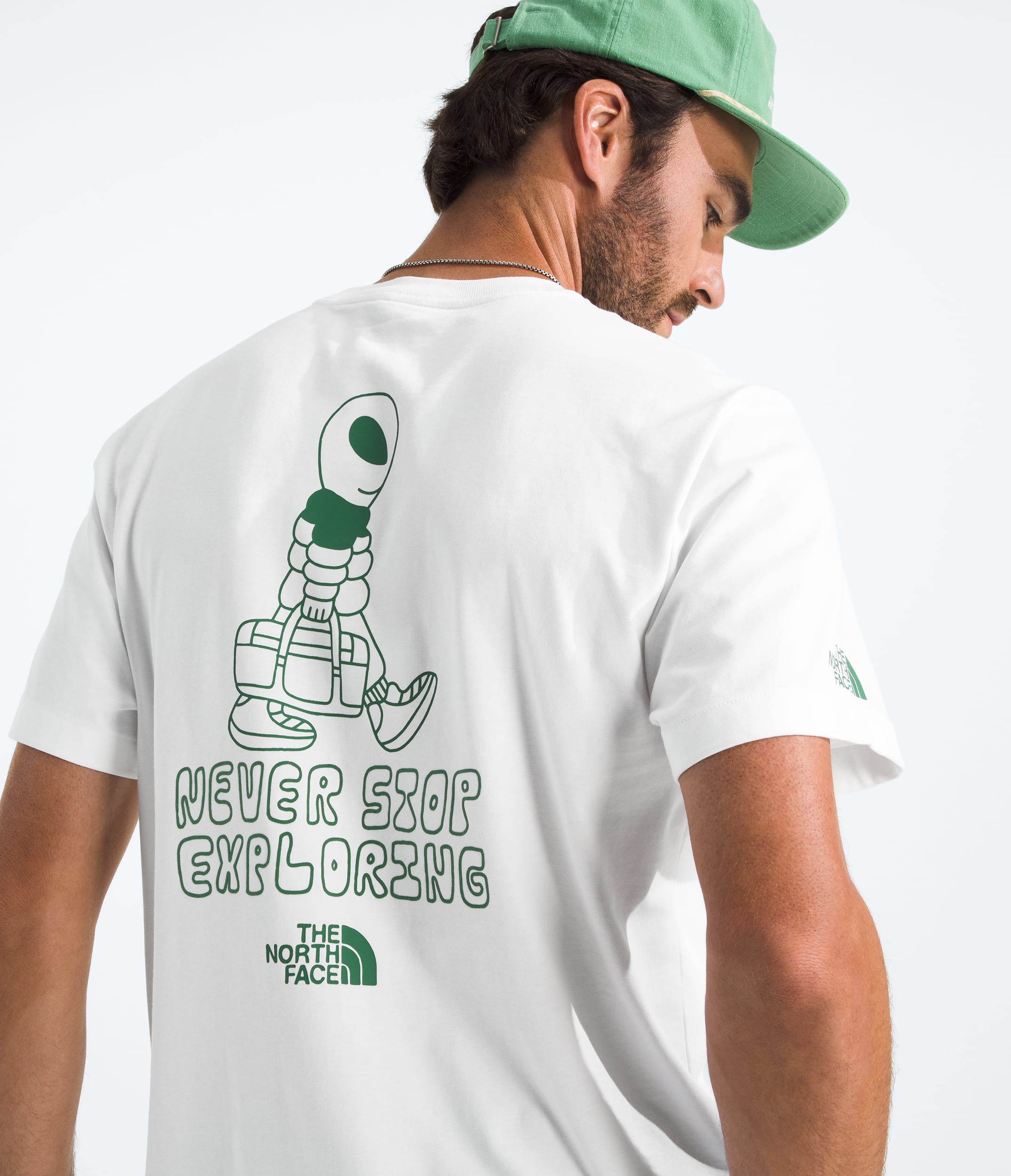 Mens Alien Relaxed ShortSleeve TeeGraphic TNF HERO2