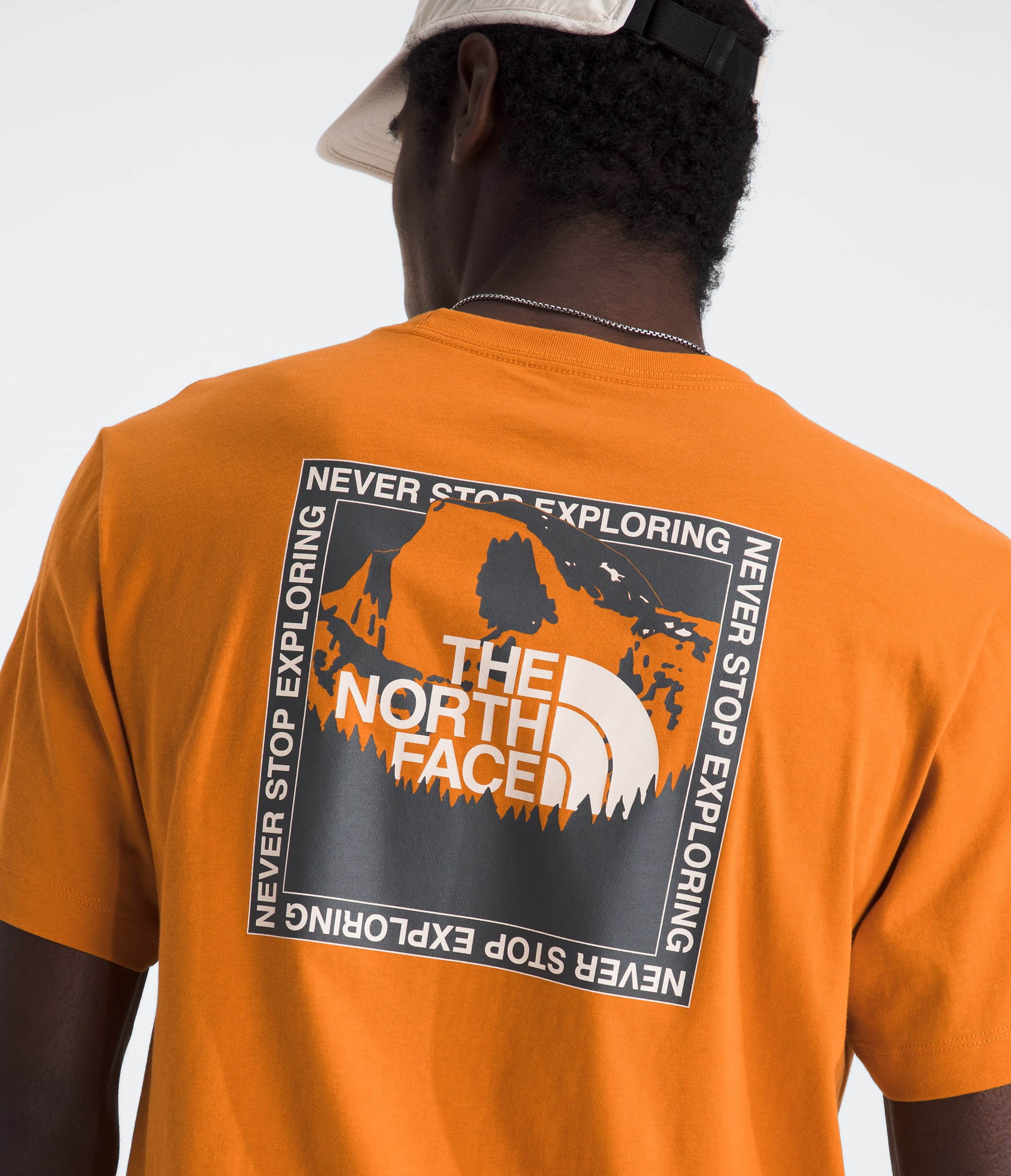 Tshirt  manches courtes Stay Exploring standard pour hommes TNF HERO2