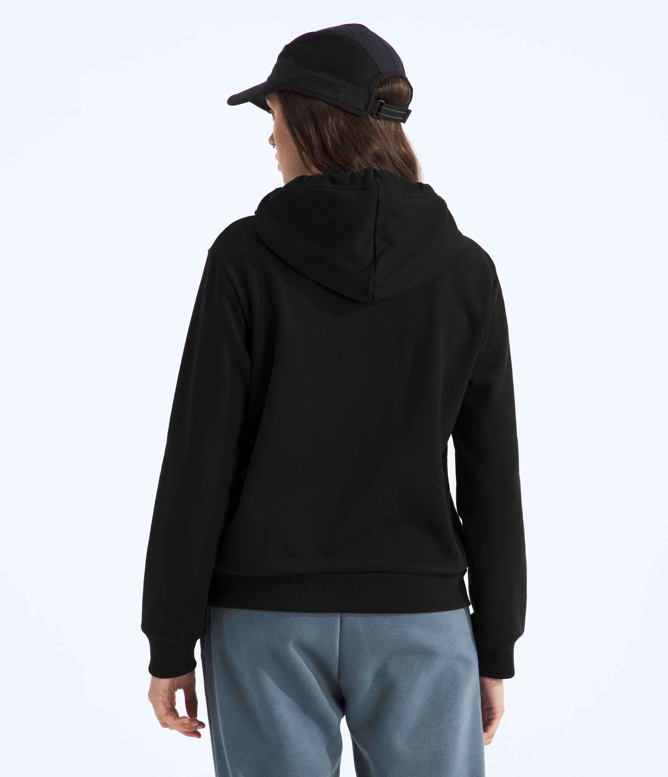 Womens Floral Alpine Regular Hoodie TNF BACK