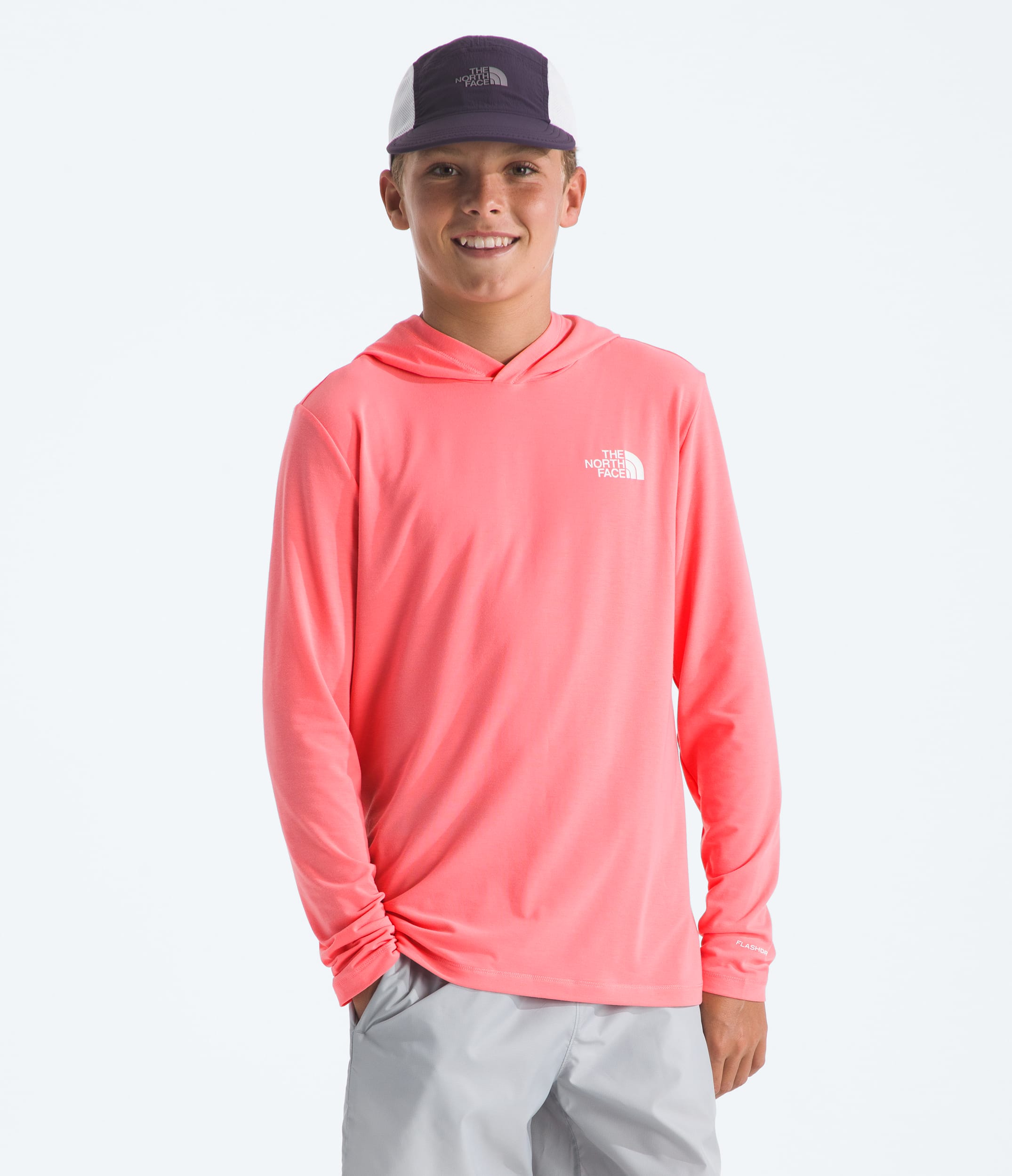 Boys  Girls Adventure Wildflower Views Hoodie TNF HERO3