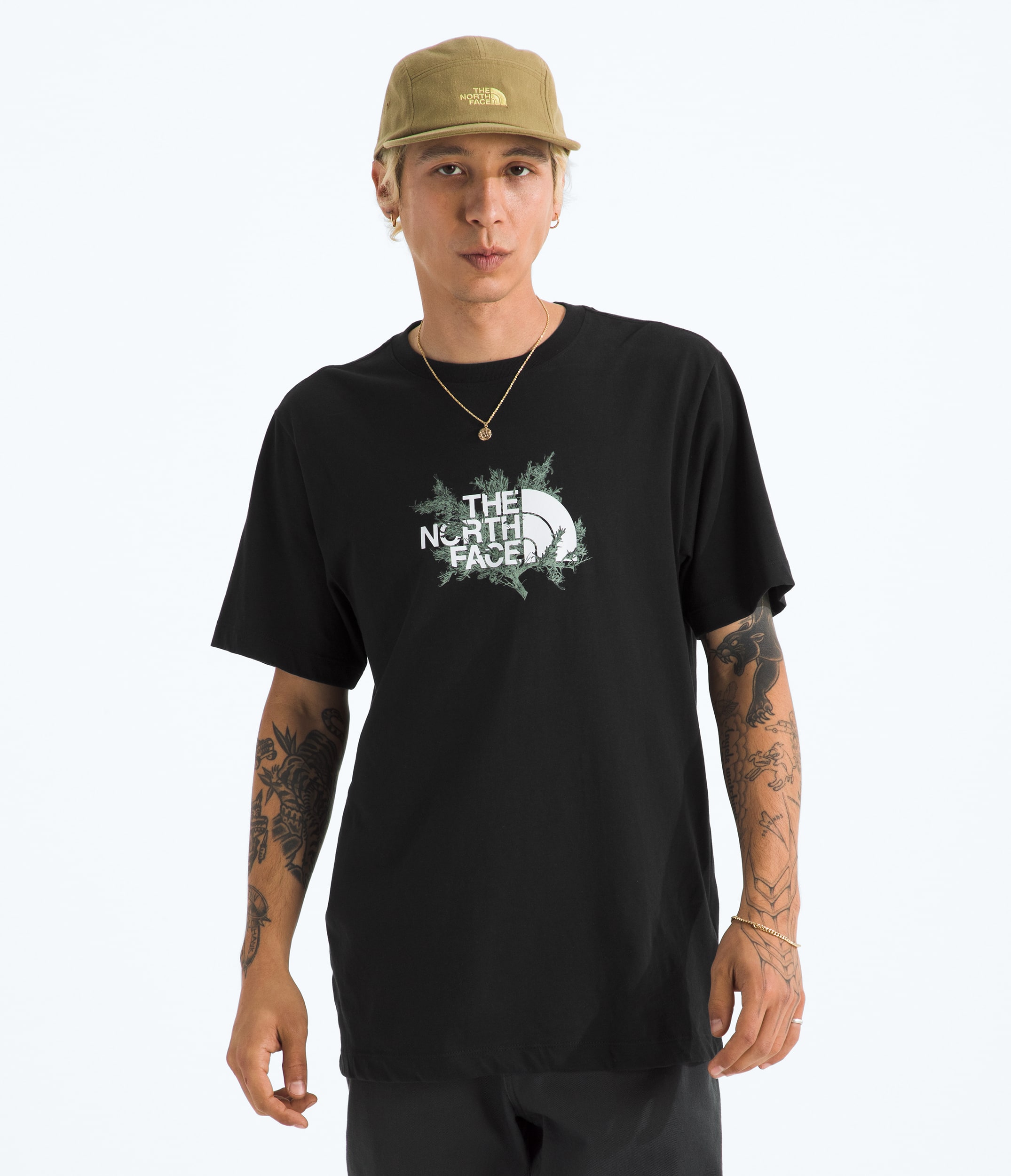 Mens Meadow Mist Regular ShortSleeve Tee TNF Main